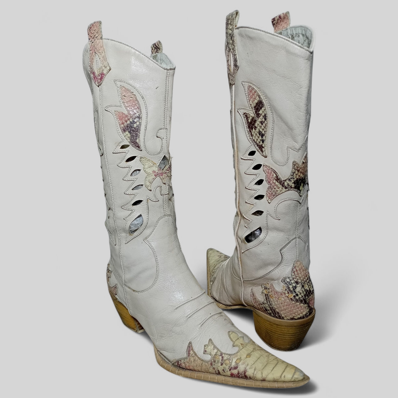 SA#332 – ビンテージスタイルの女性用ロングブーツミックス