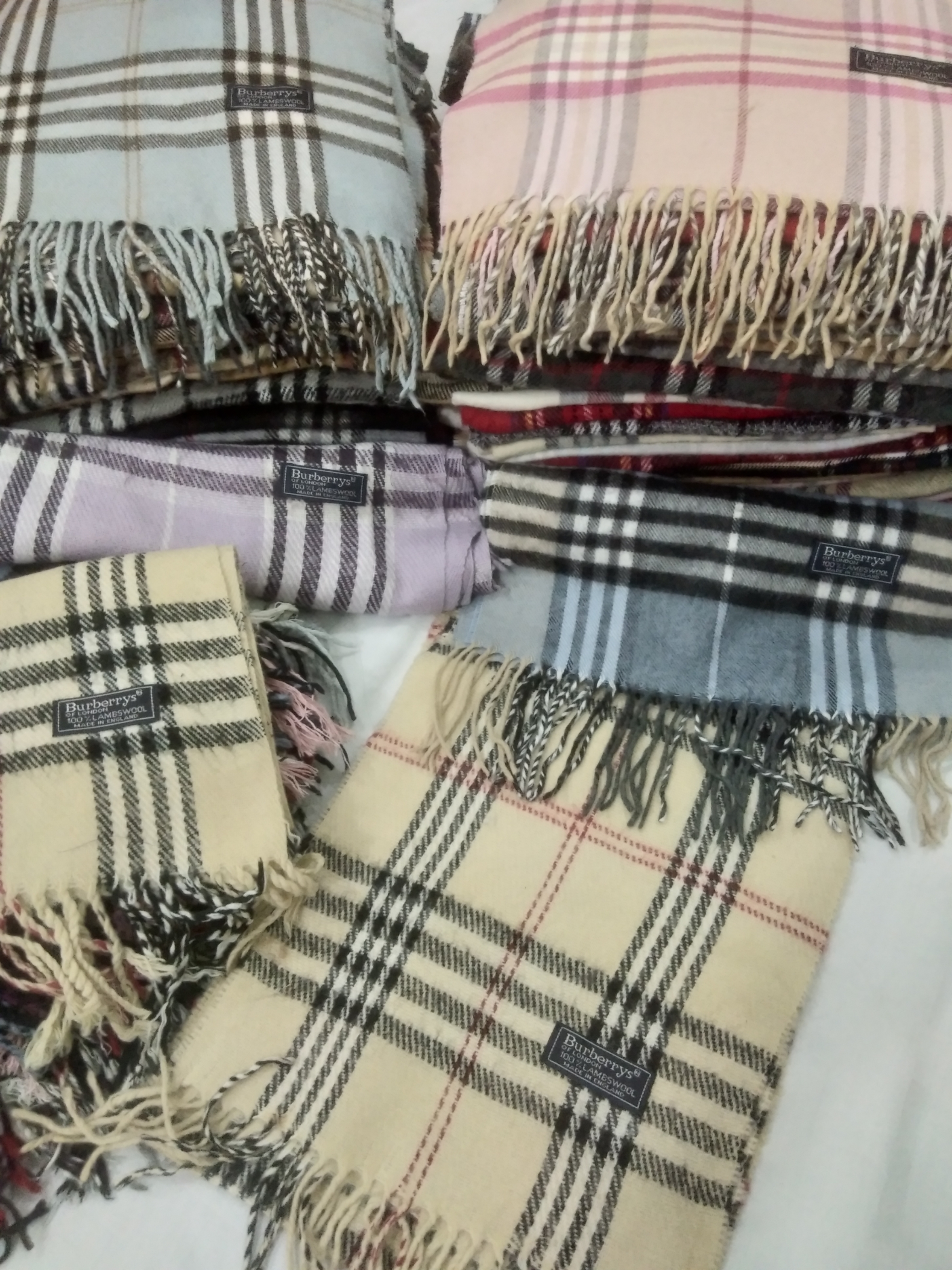 bufandas de Burberry