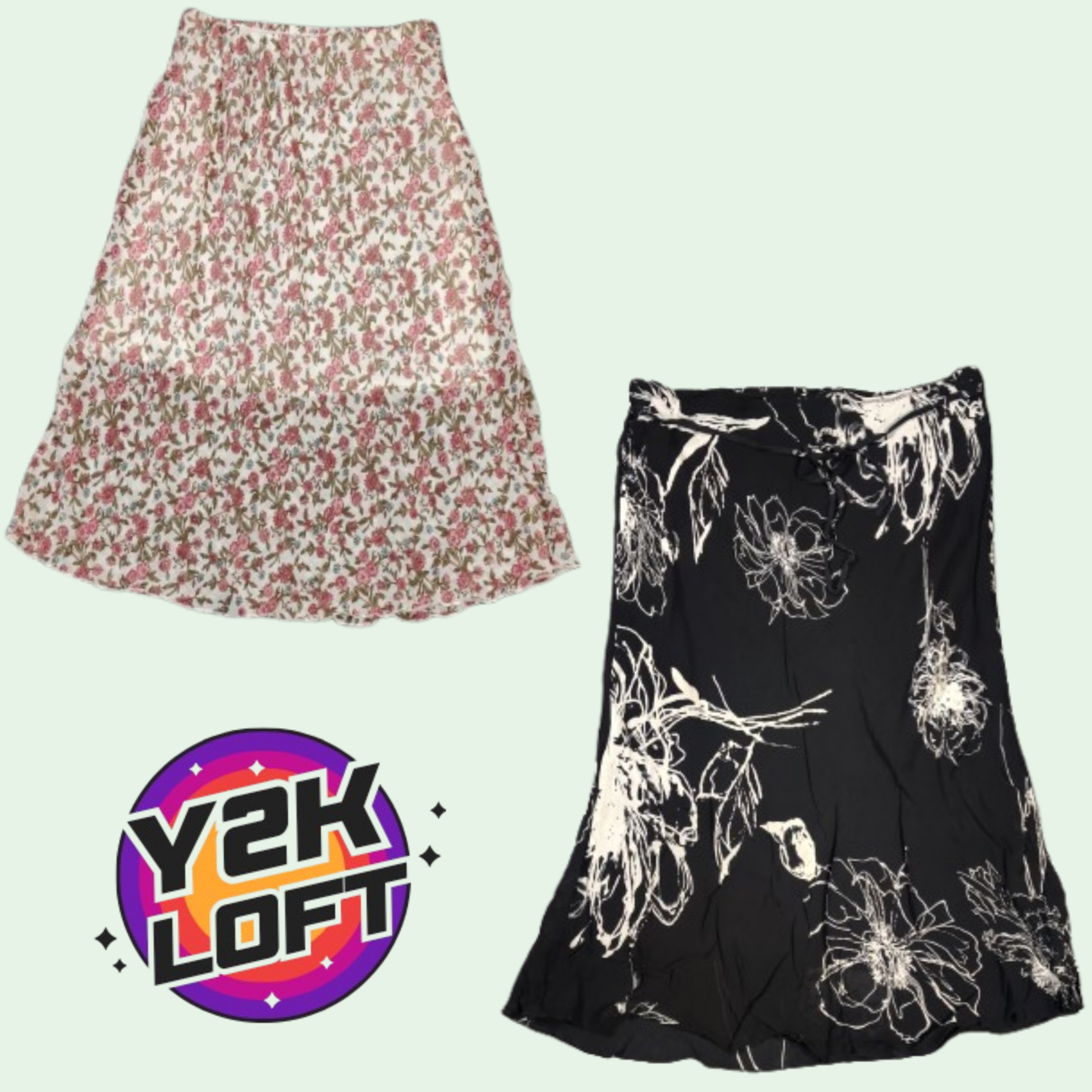 Y2K Hailey Bieber Core Midi Skirts Mix