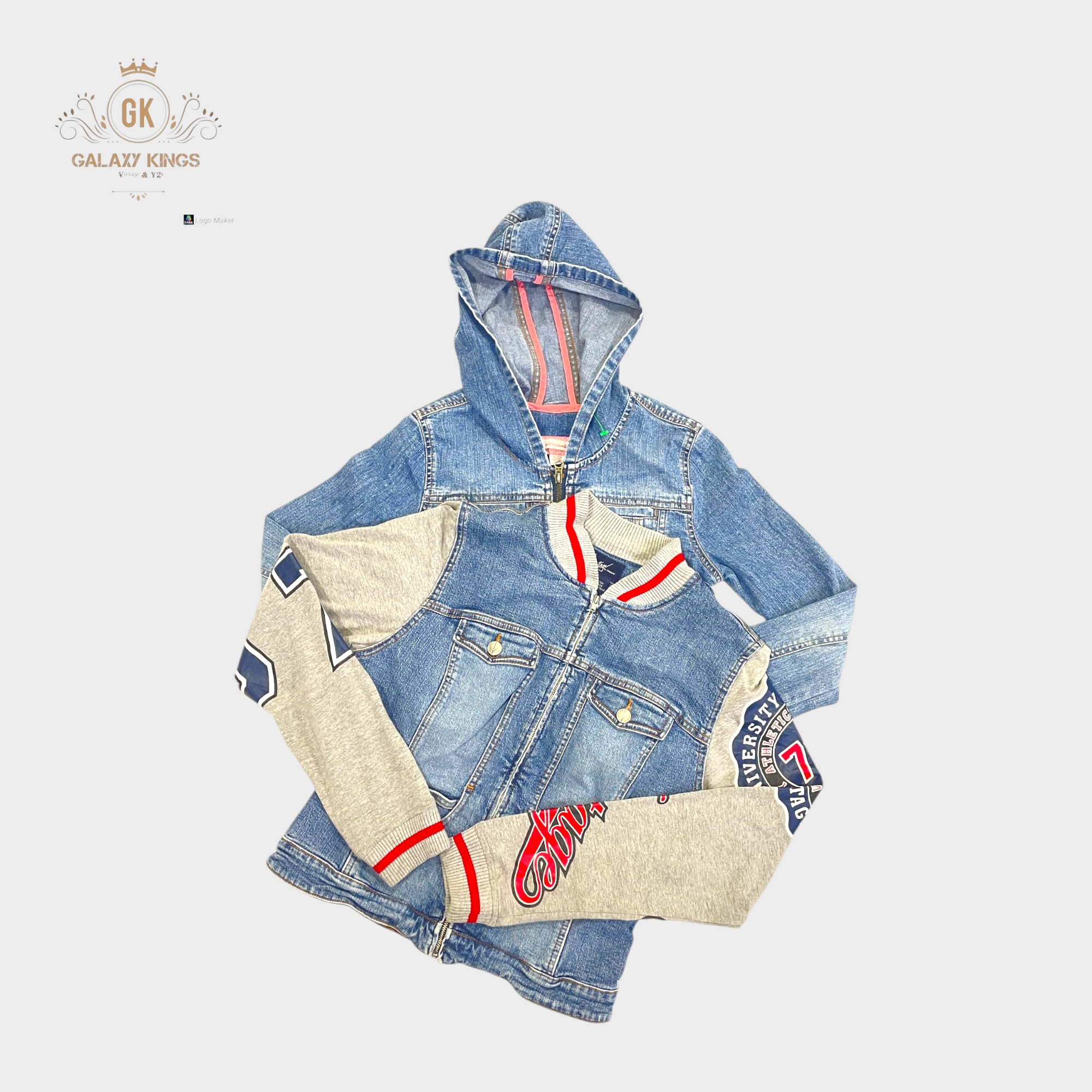 Jaquetas de Jeans Vibes dos Anos 90 Y2K