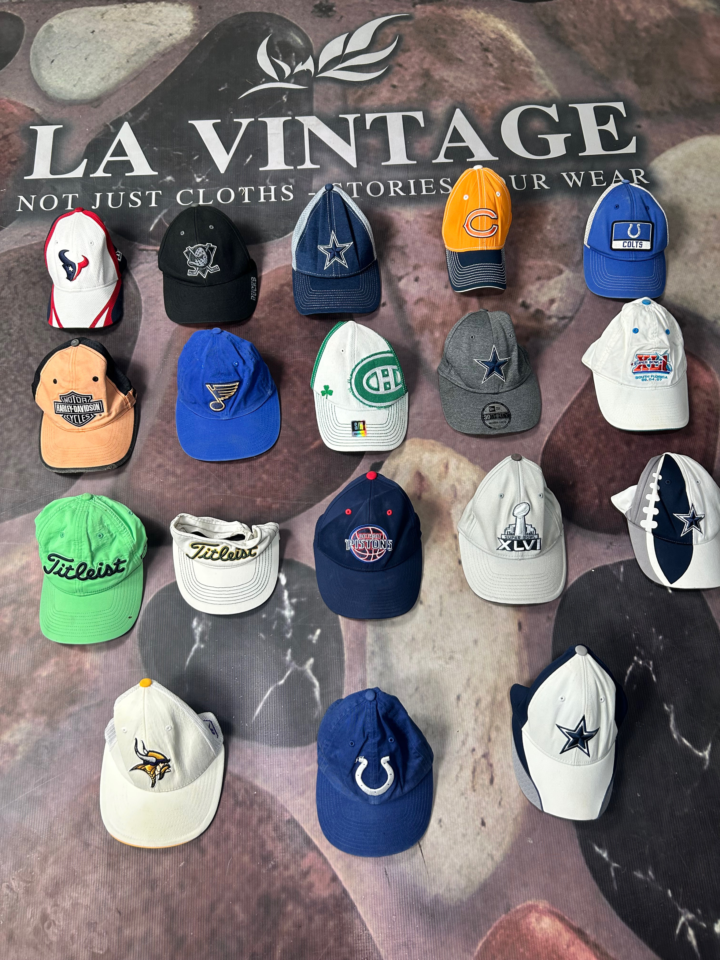 Branded caps pro sports