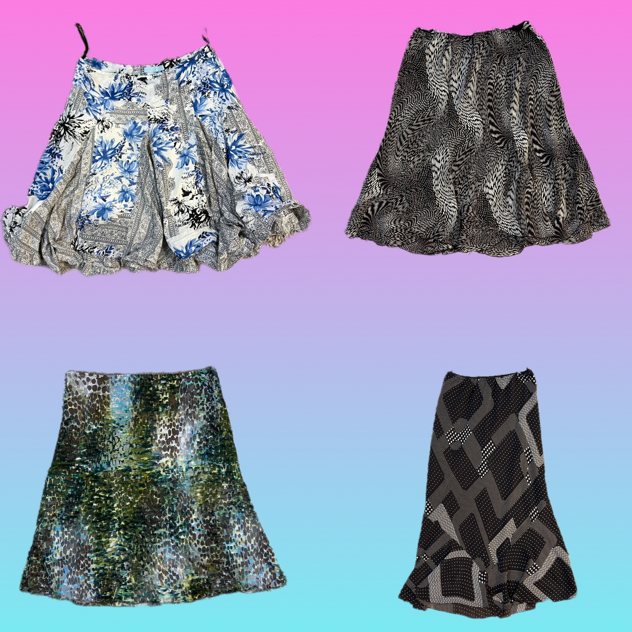 Y2K Paris Hilton Maxi Skirts (TH-035)