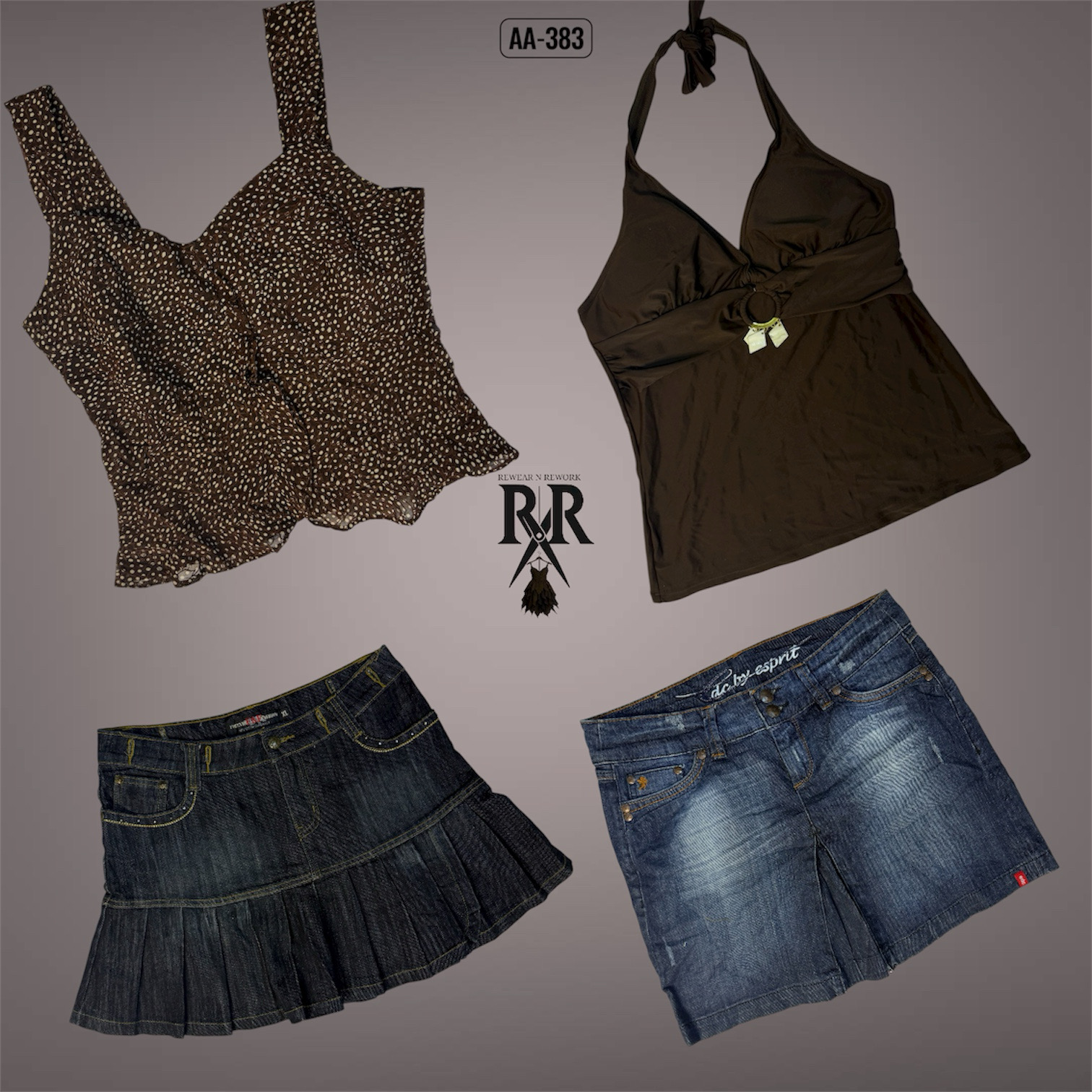 Y2K Brown Chic Mix and Match (AA-383)