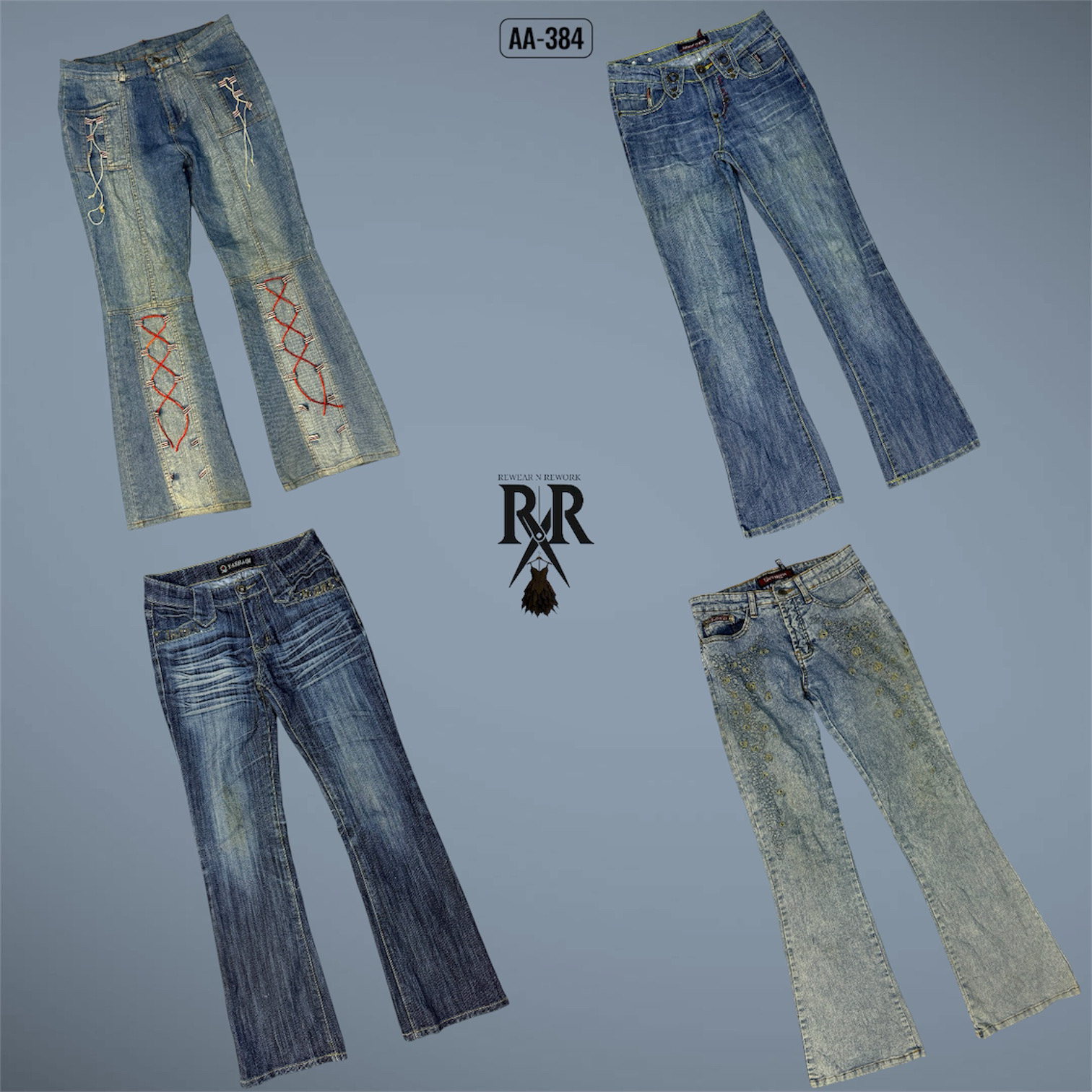 Y2K Birtney Era Denim Jeans (AA-384)