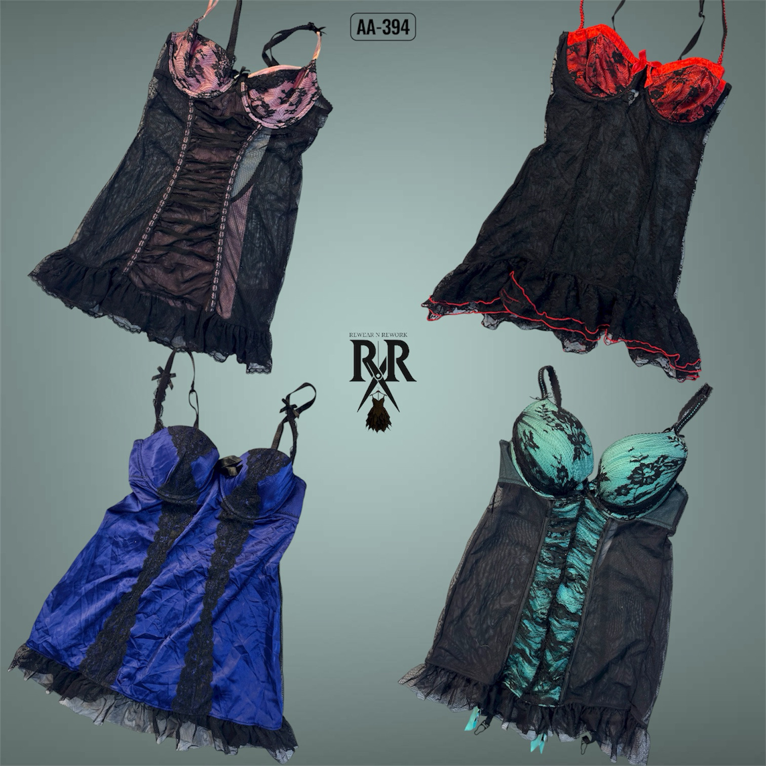 Y2K Gothic Baby Dolls Tops (AA-394)