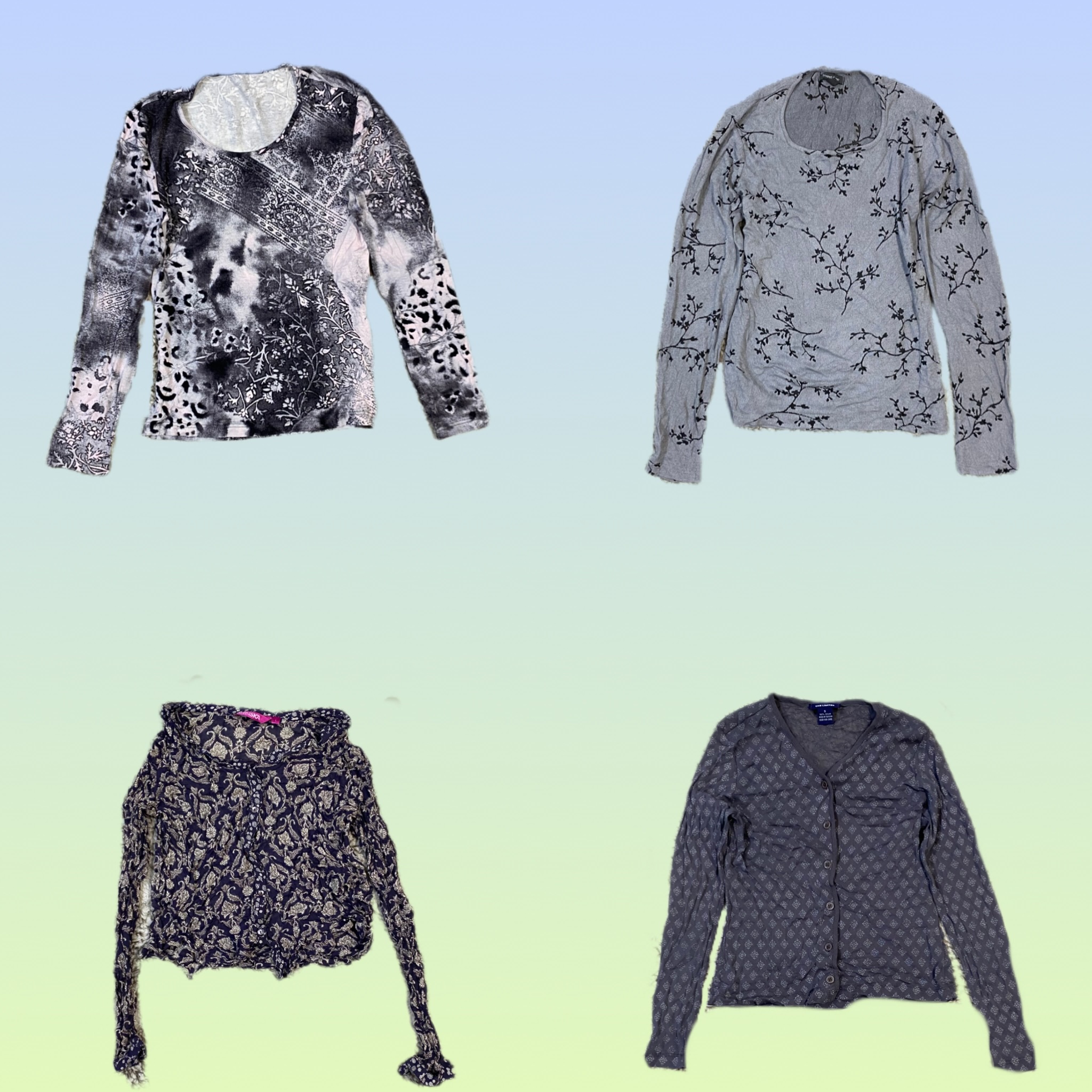 Y2K NYC Full Sleeve Tops (TS-1391)