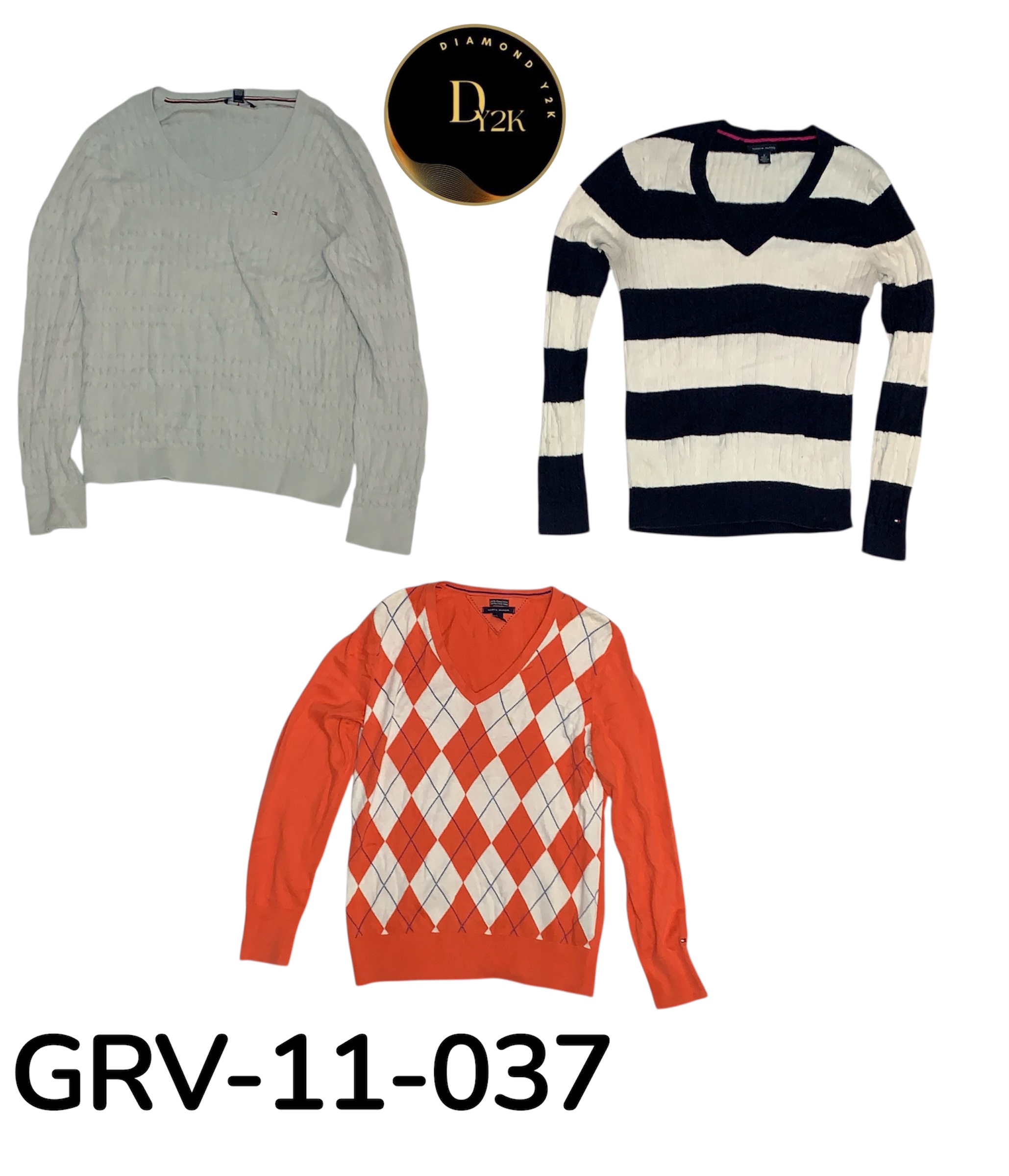 Y2K Tommy Sweater – Klassiker aus den 2000er Jahren (GRV-11-037)