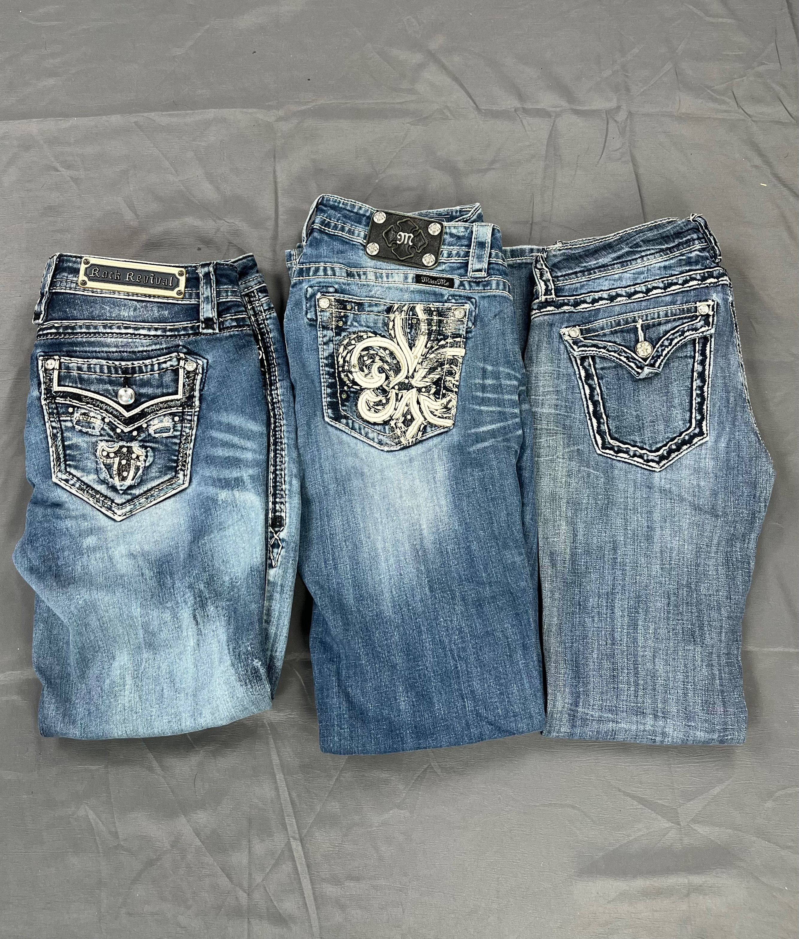 Pacote de Jeans Miss Me / True Religion / Rock Revival – RF#0034