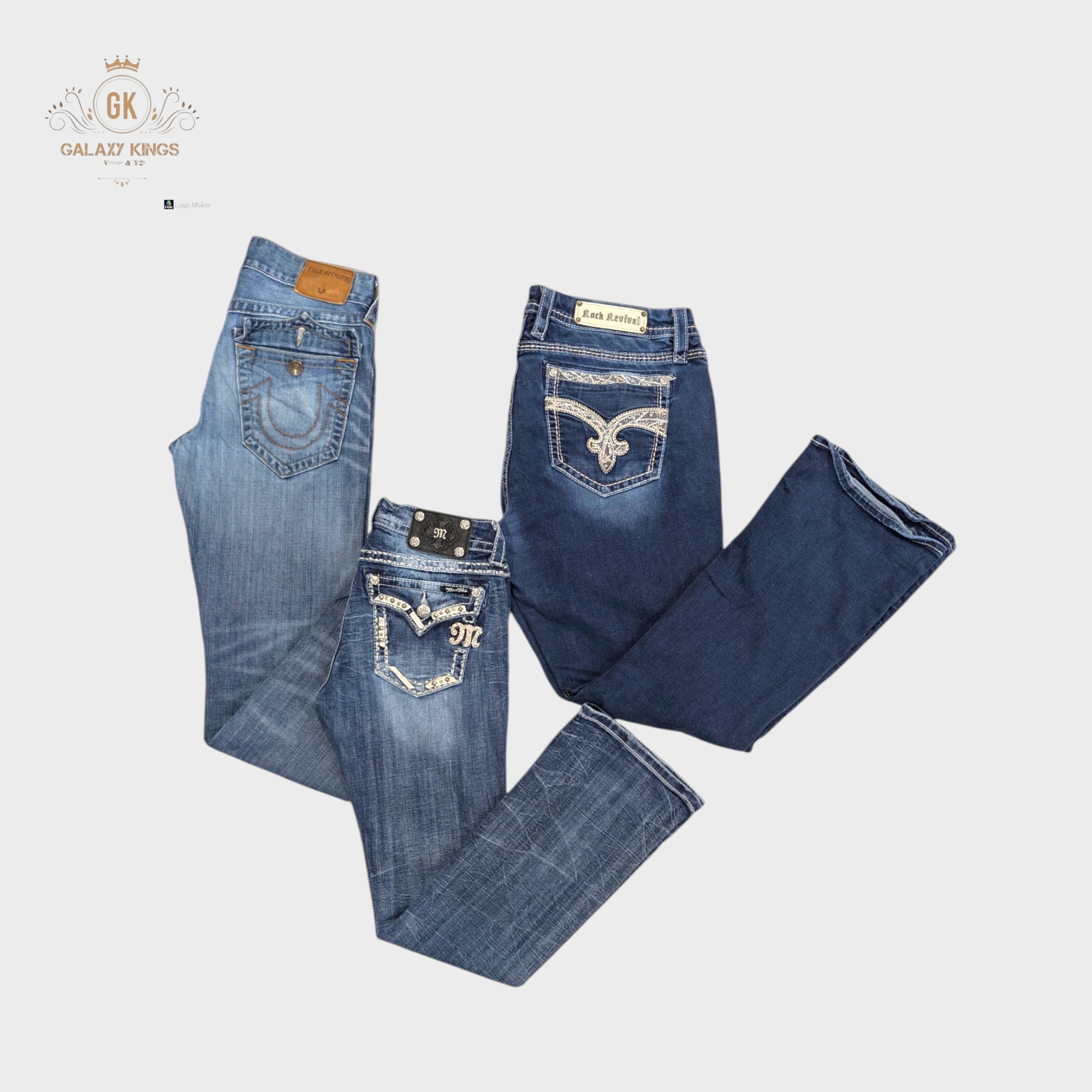 Miss Me True Religion And Rock Revival Flare And Straight Jeans
