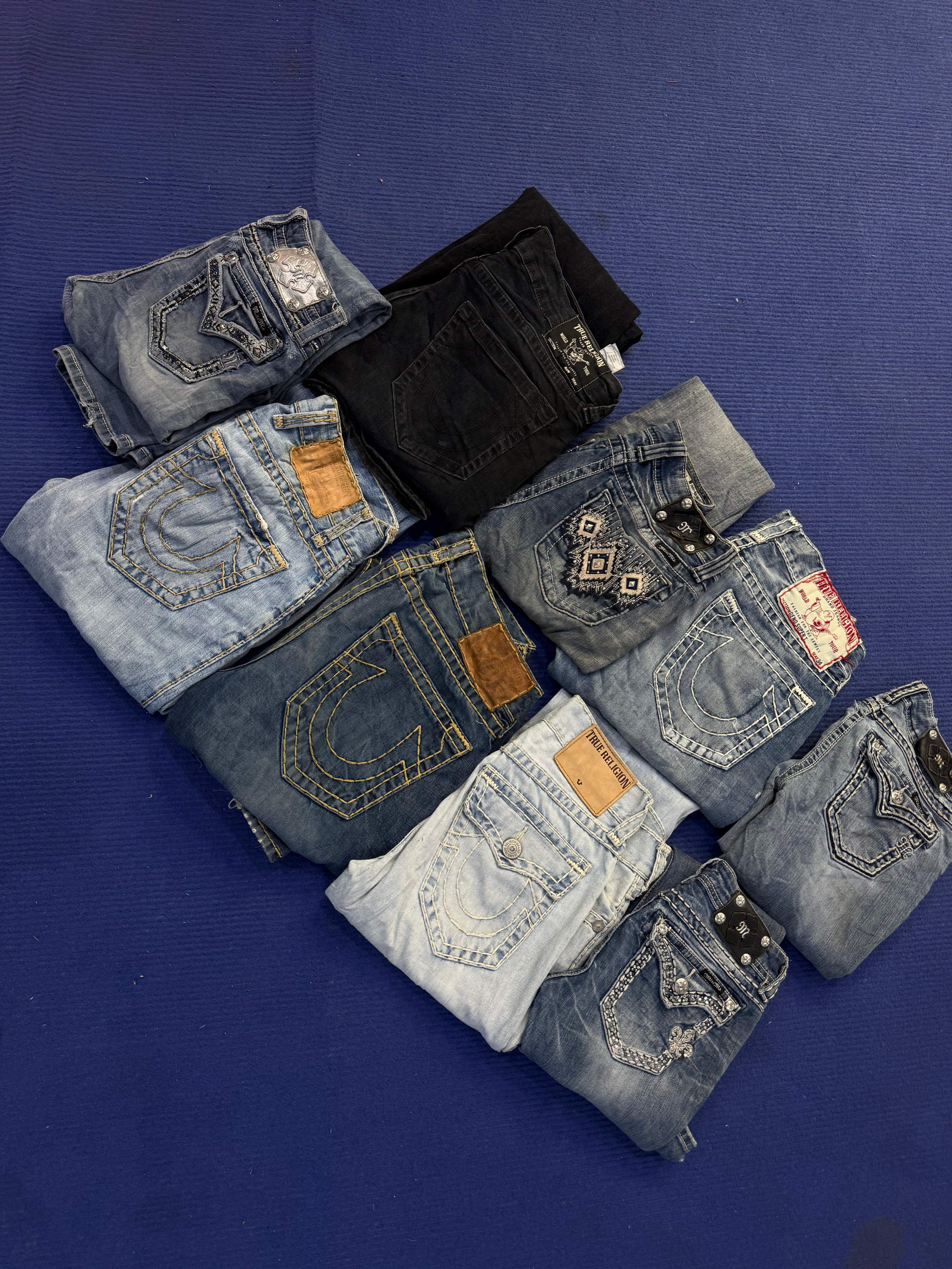 Miss me flared and true religion jeans