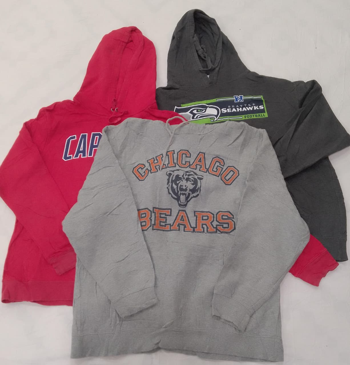 CRZ0621 Vintage NFL / NHL / NBA Hoodie Bundle