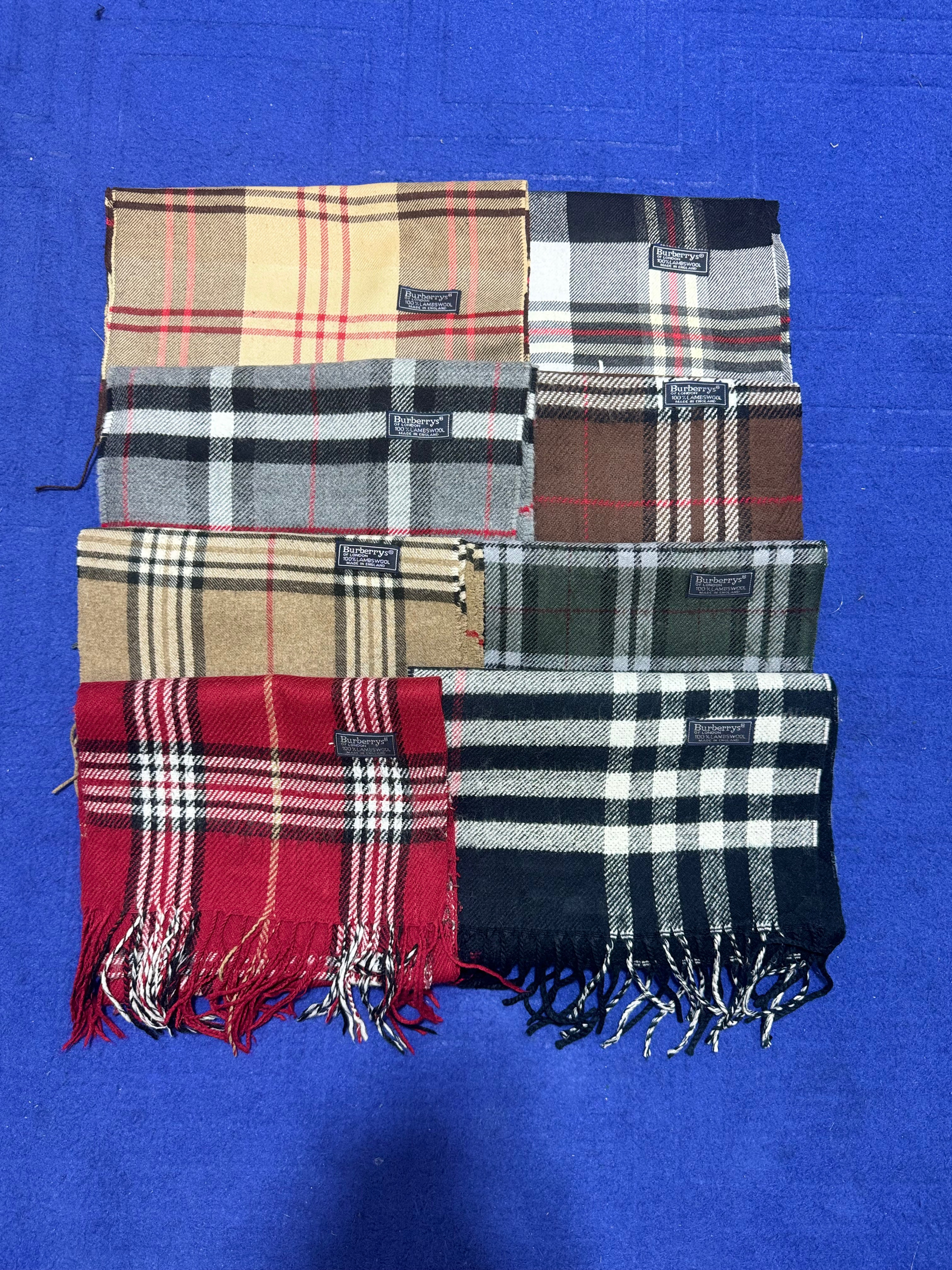 100% lambswool Burberry Scarves (ks20)