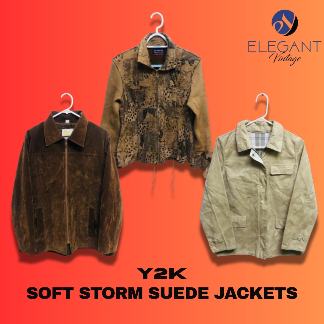 Jaquetas de Camurça Soft Storm Y2K - EV1198
