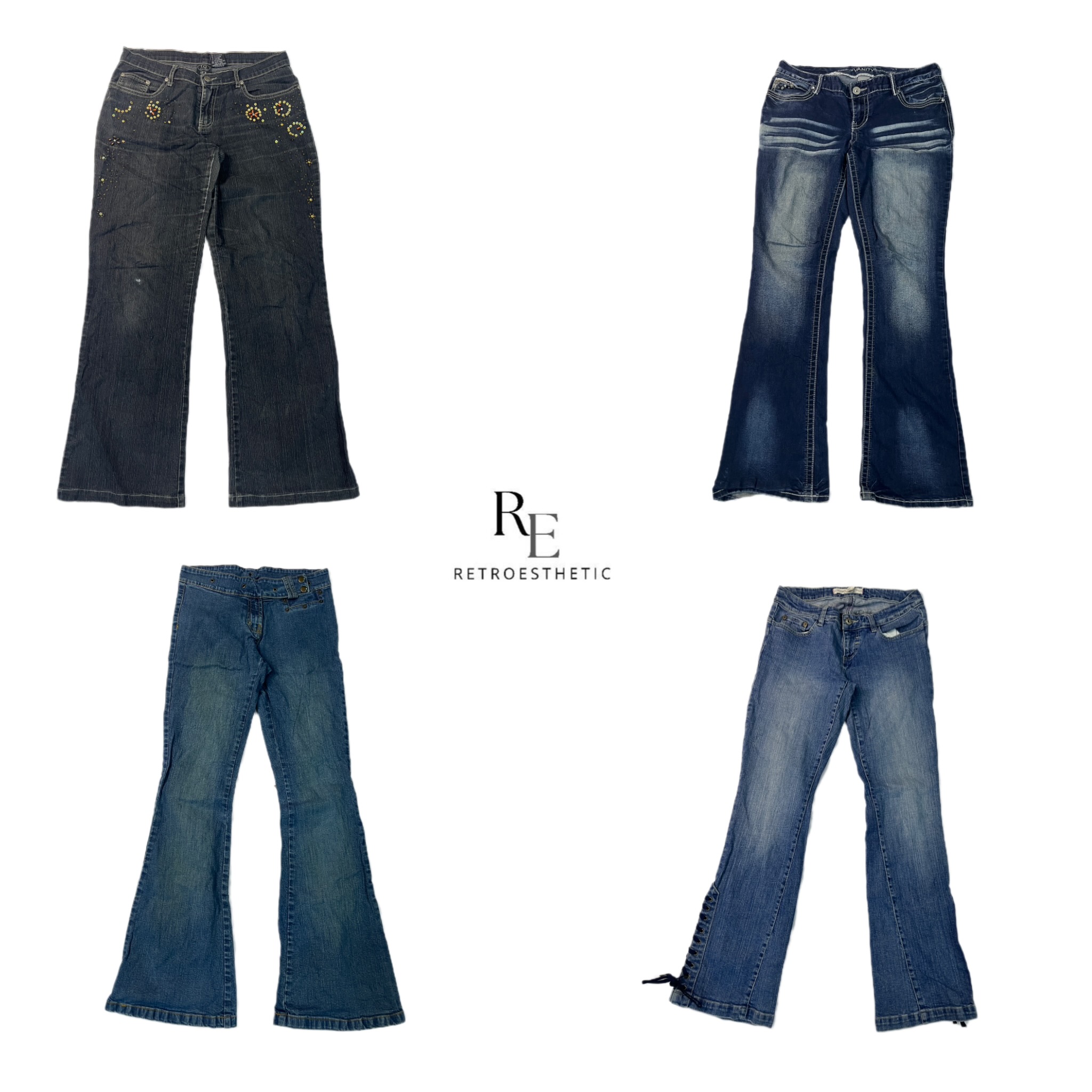 Y2K IT Girl Denim Jeans RE-2413