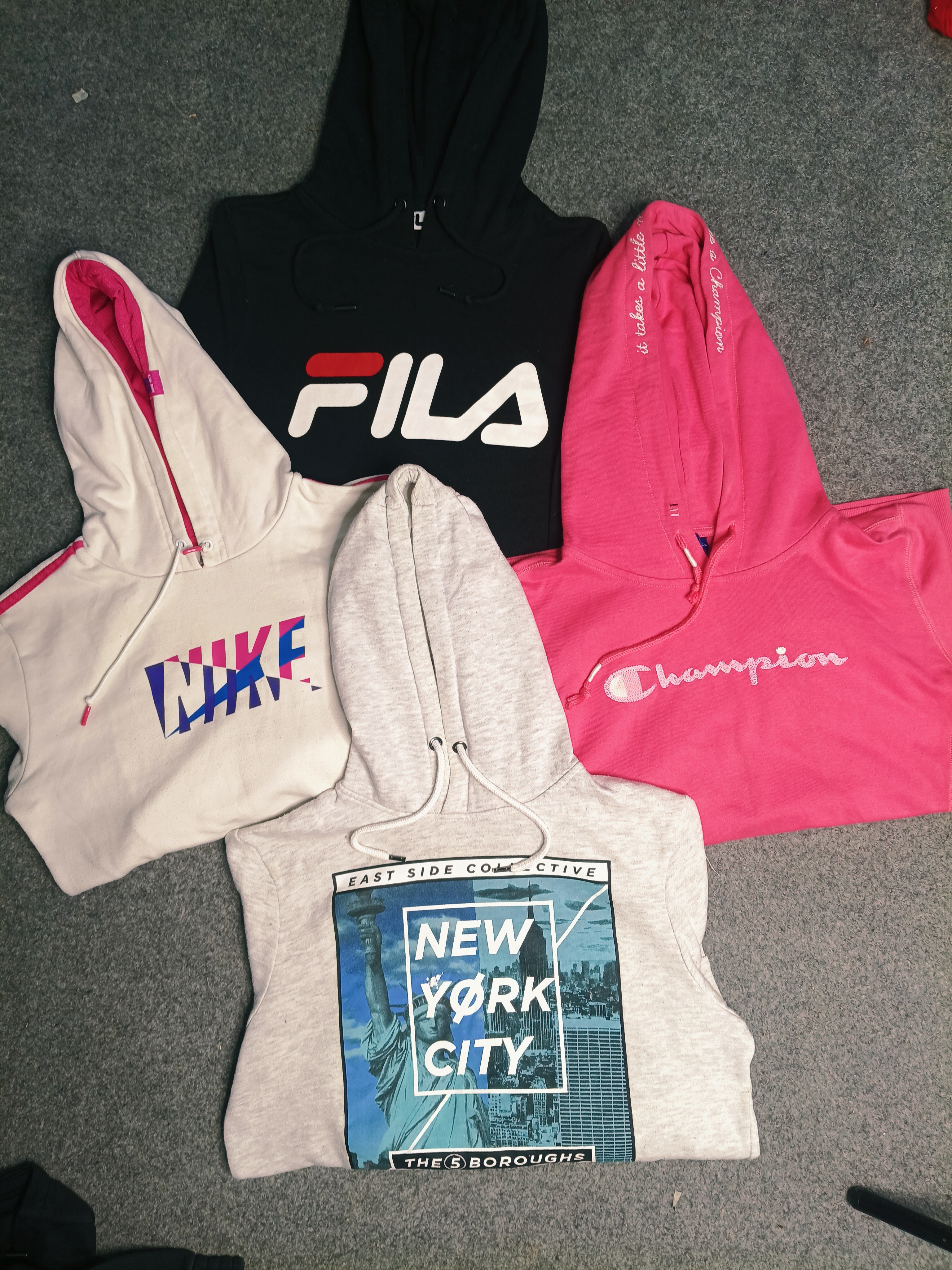 Mix brands hoodies