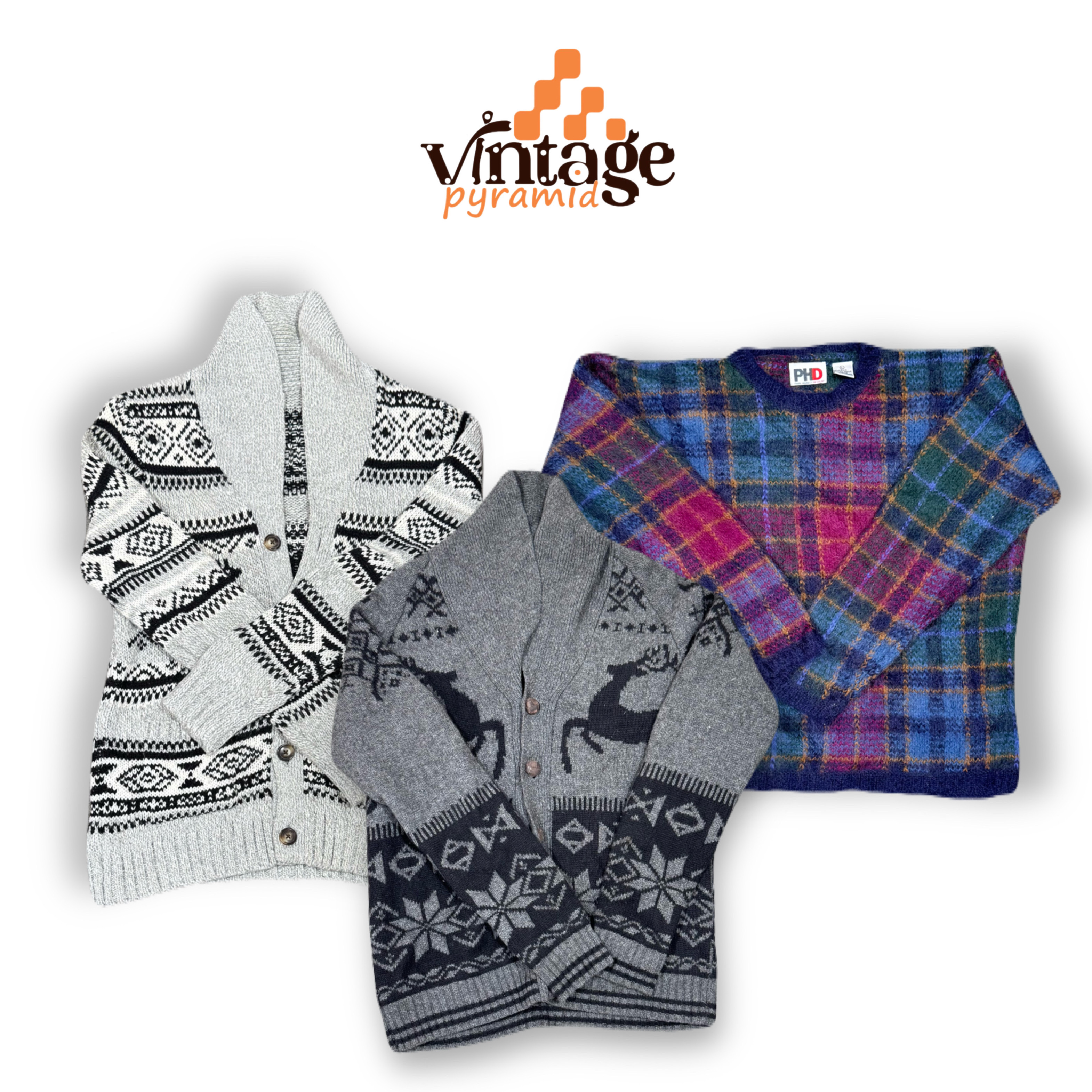 VPX336 Ethnische/Bedruckte Pullover