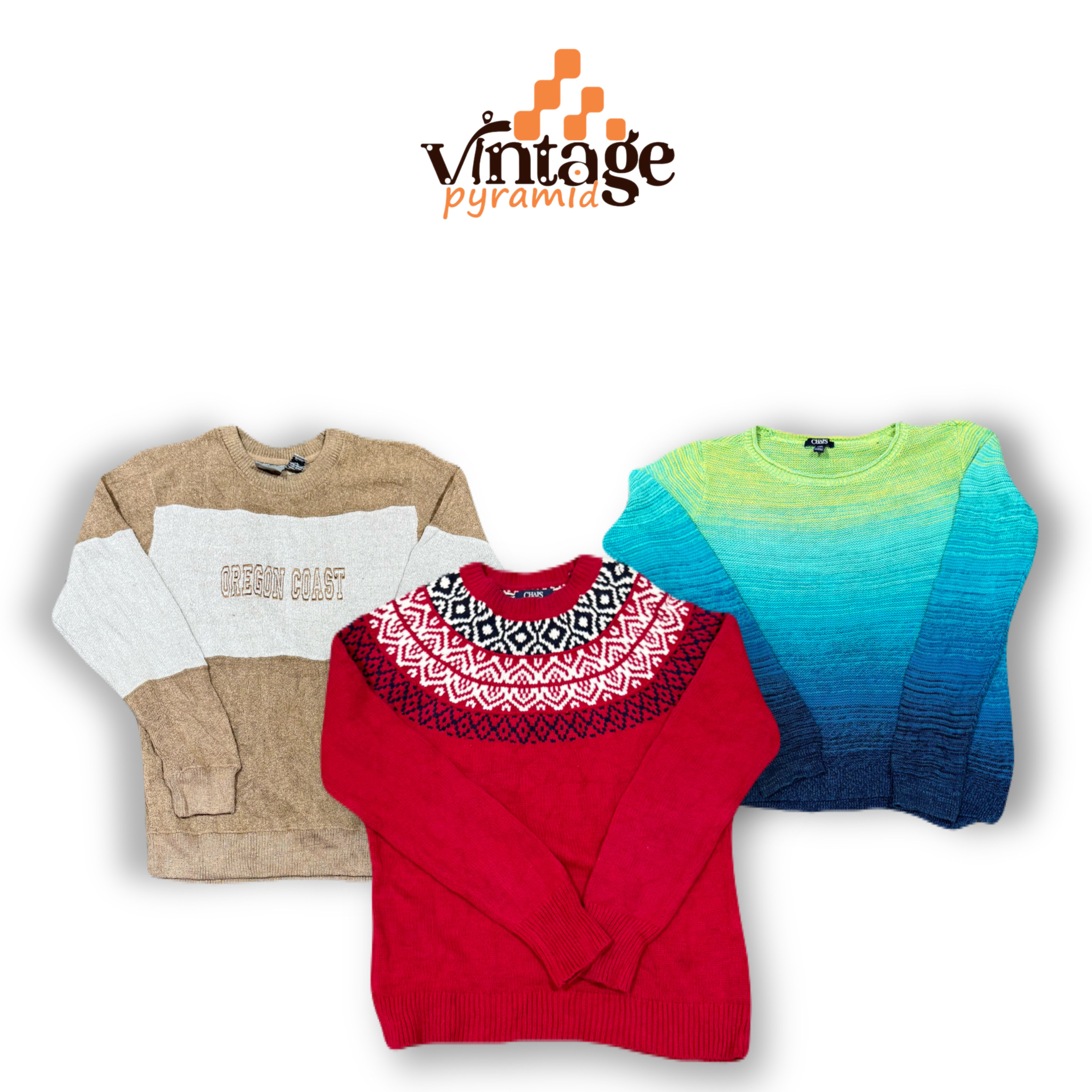 VPX337 Ethnische/Bedruckte Pullover