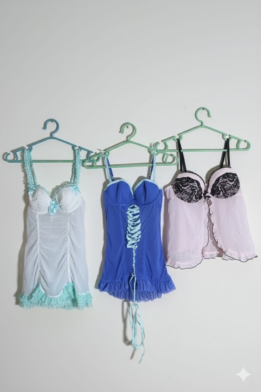 TV 18- ライトベビードールトップス *10P