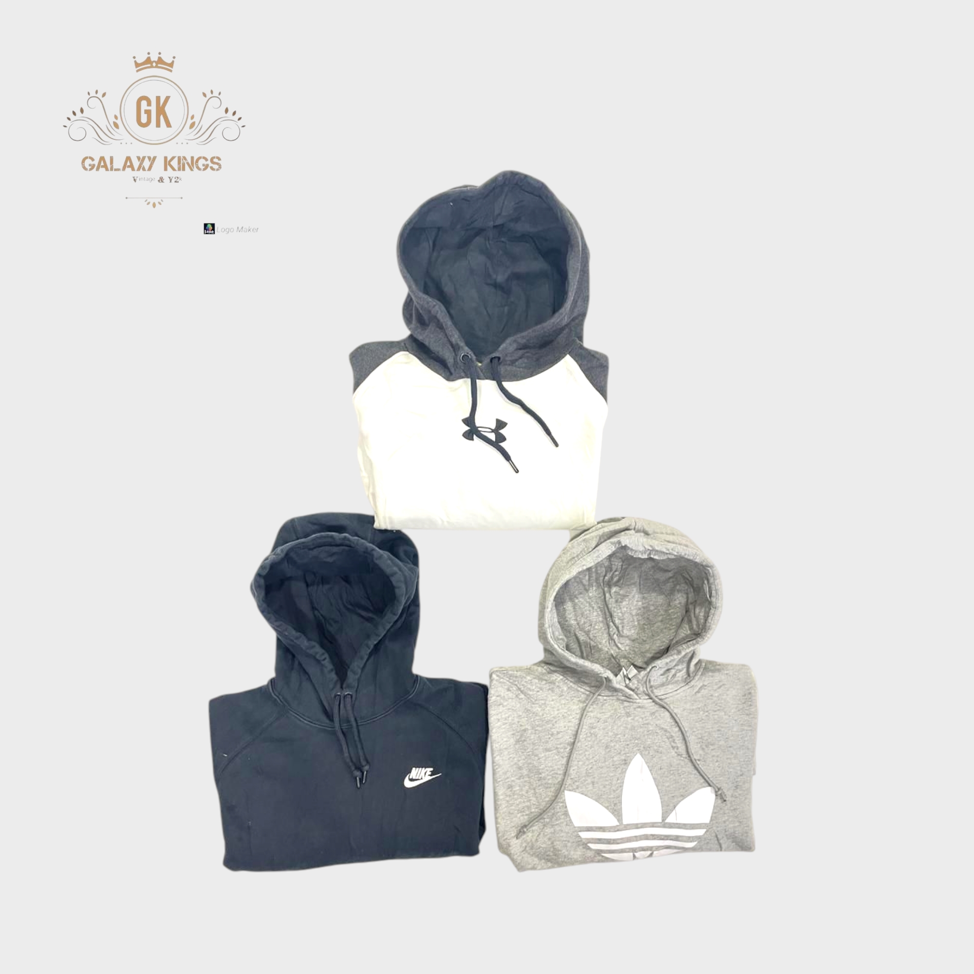 Felpe con cappuccio a marchio misto