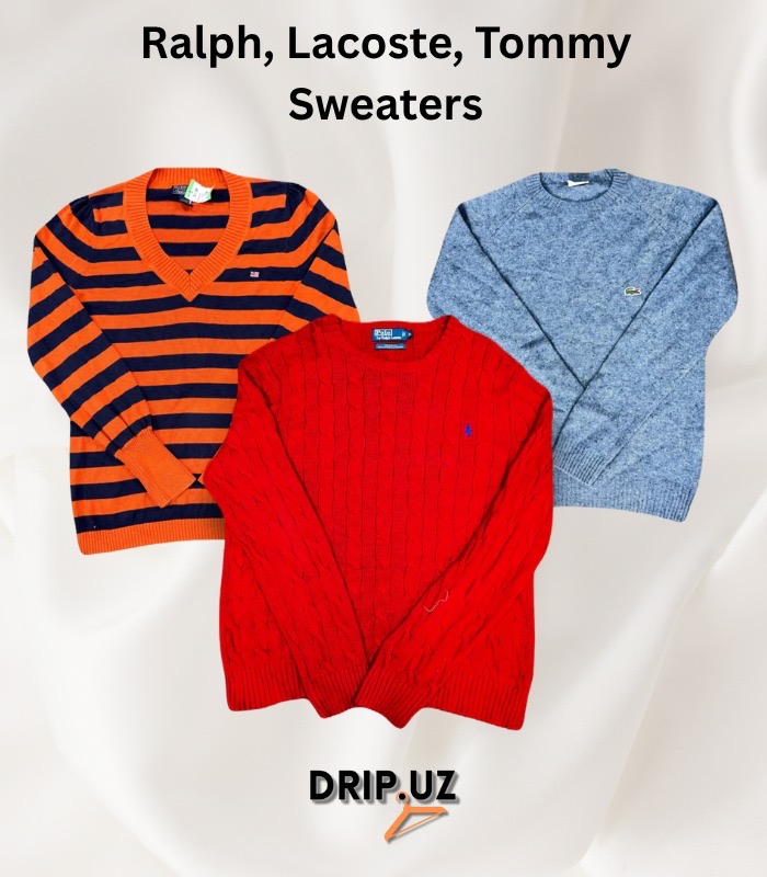 Ralph Lauren, Lacoste & Tommy Sweaters