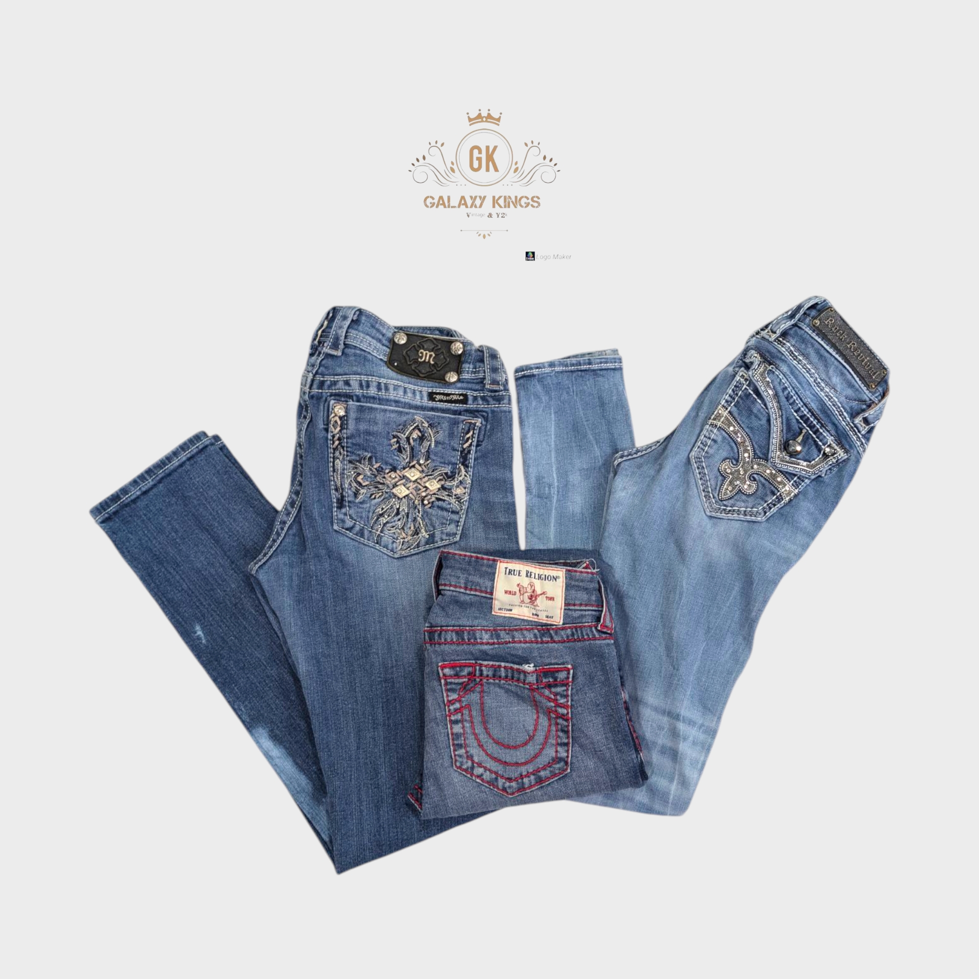 Miss Me True Religion And Rock Revival Skinny Jeans