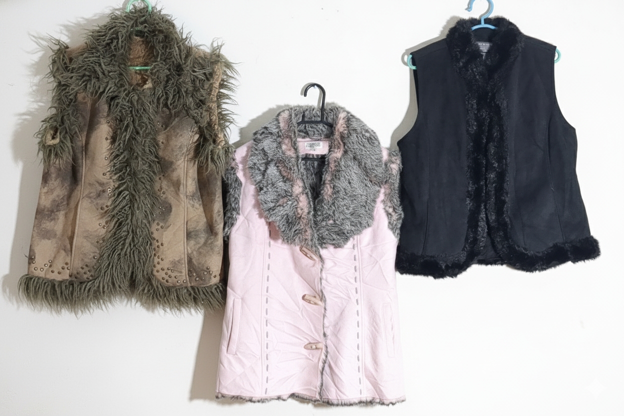 YV44 -ファーアフガンウエストコート