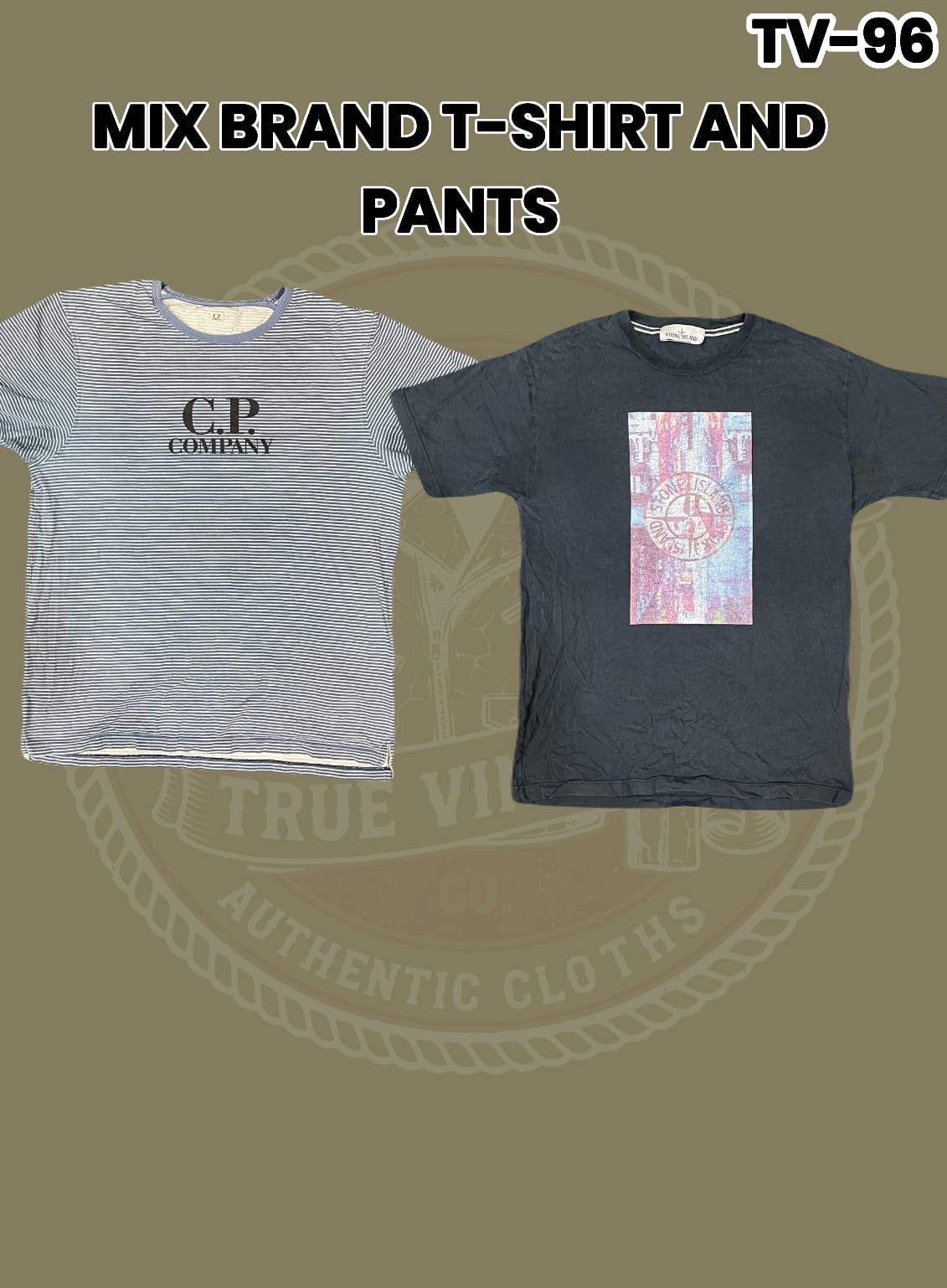 Mezcla camiseta de marca y pantalones Tv-96