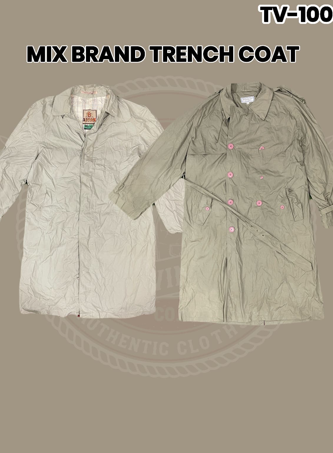Mezcla Brand Trench Coat Tv-100
