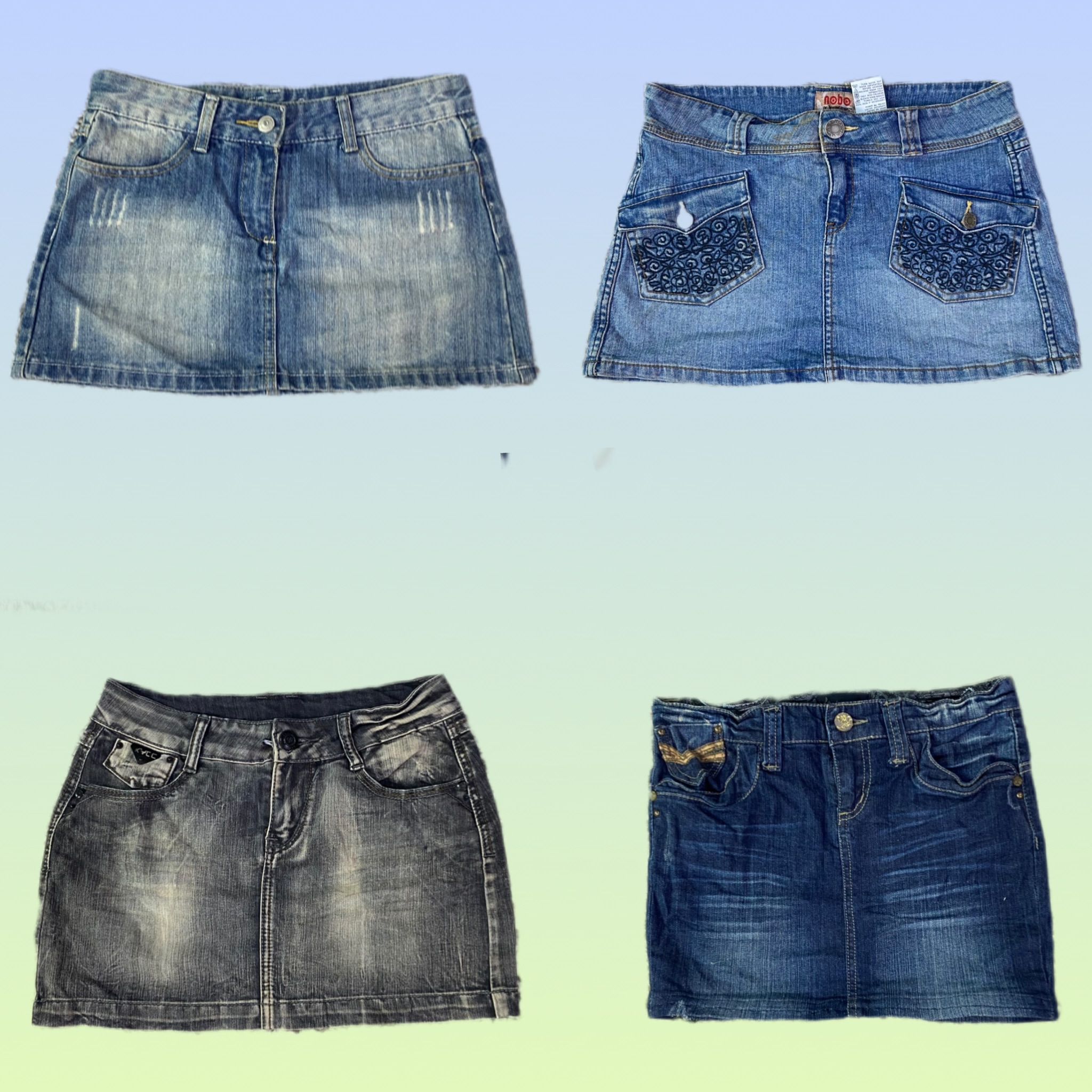 Gonne in denim mini Y2K IT Girl (TS-14012)