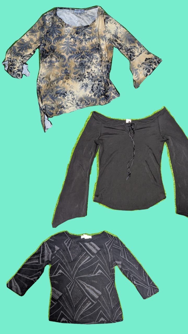 TV 35- フルスリーブ ブラウス トップス -06P