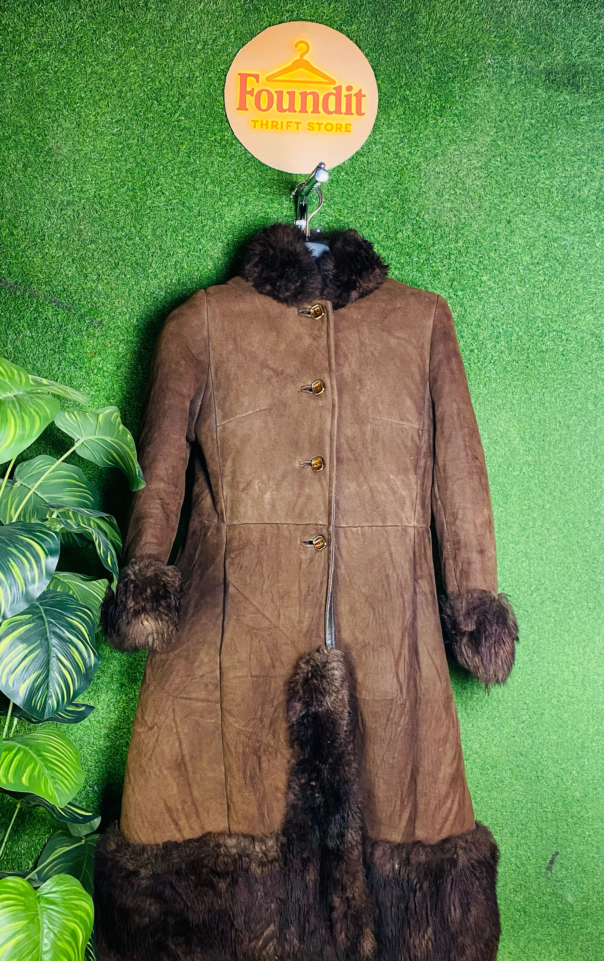 Y2K Style Afghan Coat | F-170