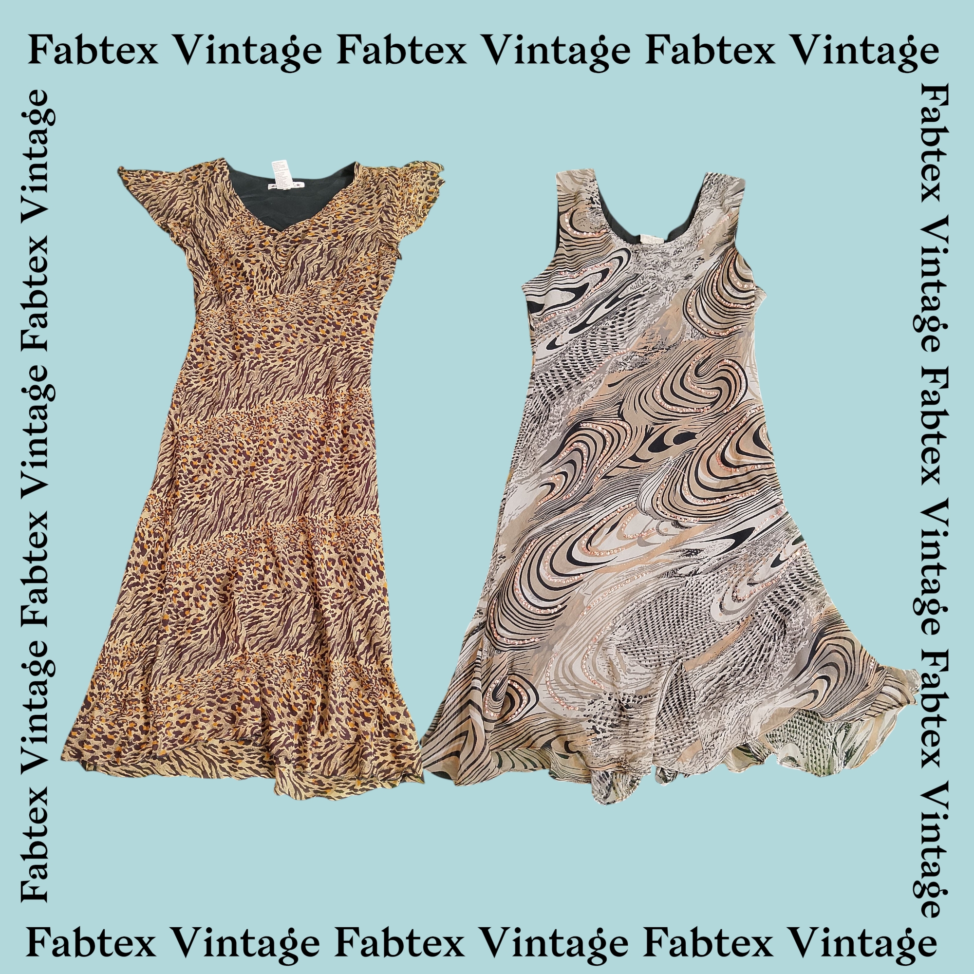 (FV-391) Vestido Marrom Tono Terra Y2K