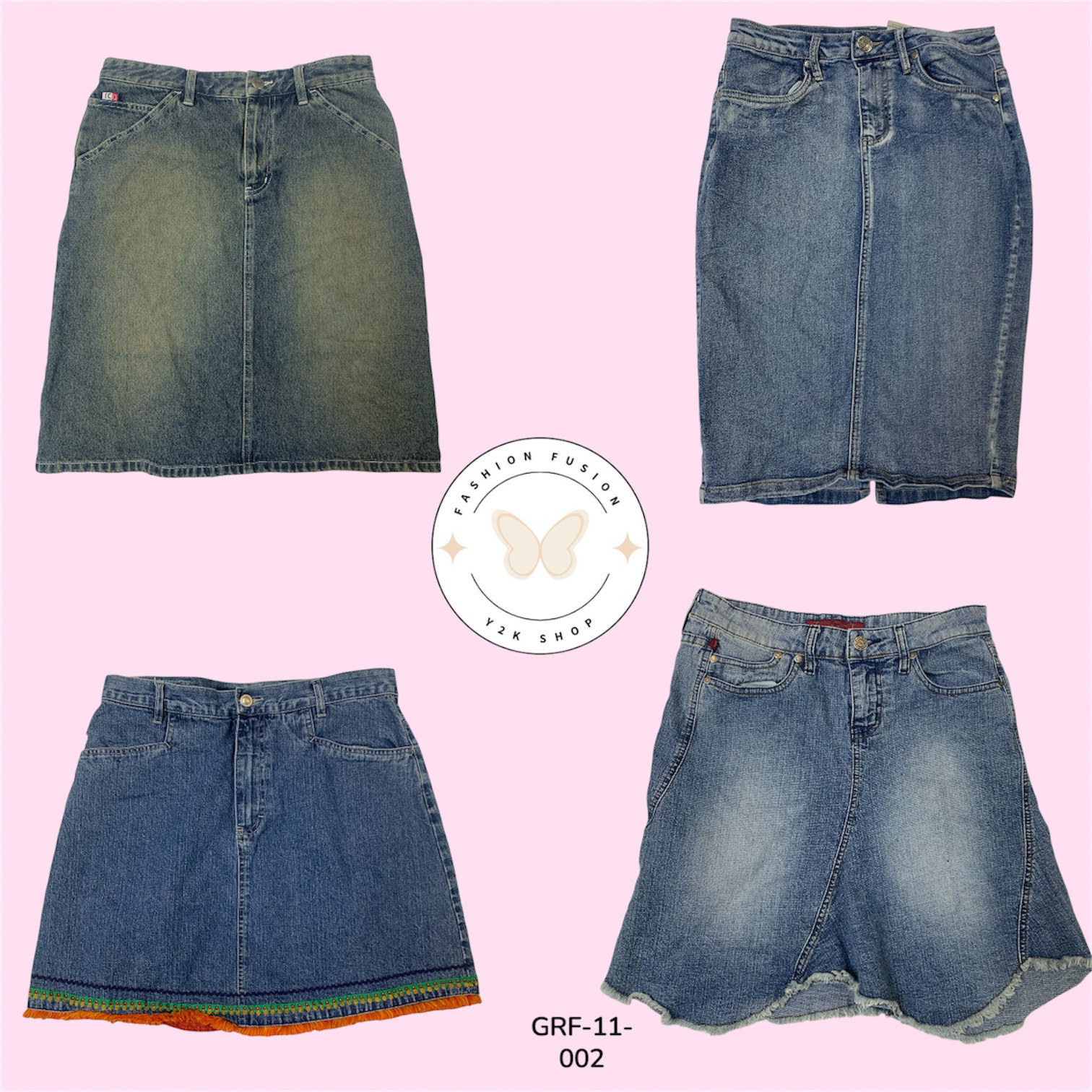 Elegant Denim Long Skirt – Modern Fit with Timeless Appeal (GRF-11-002)