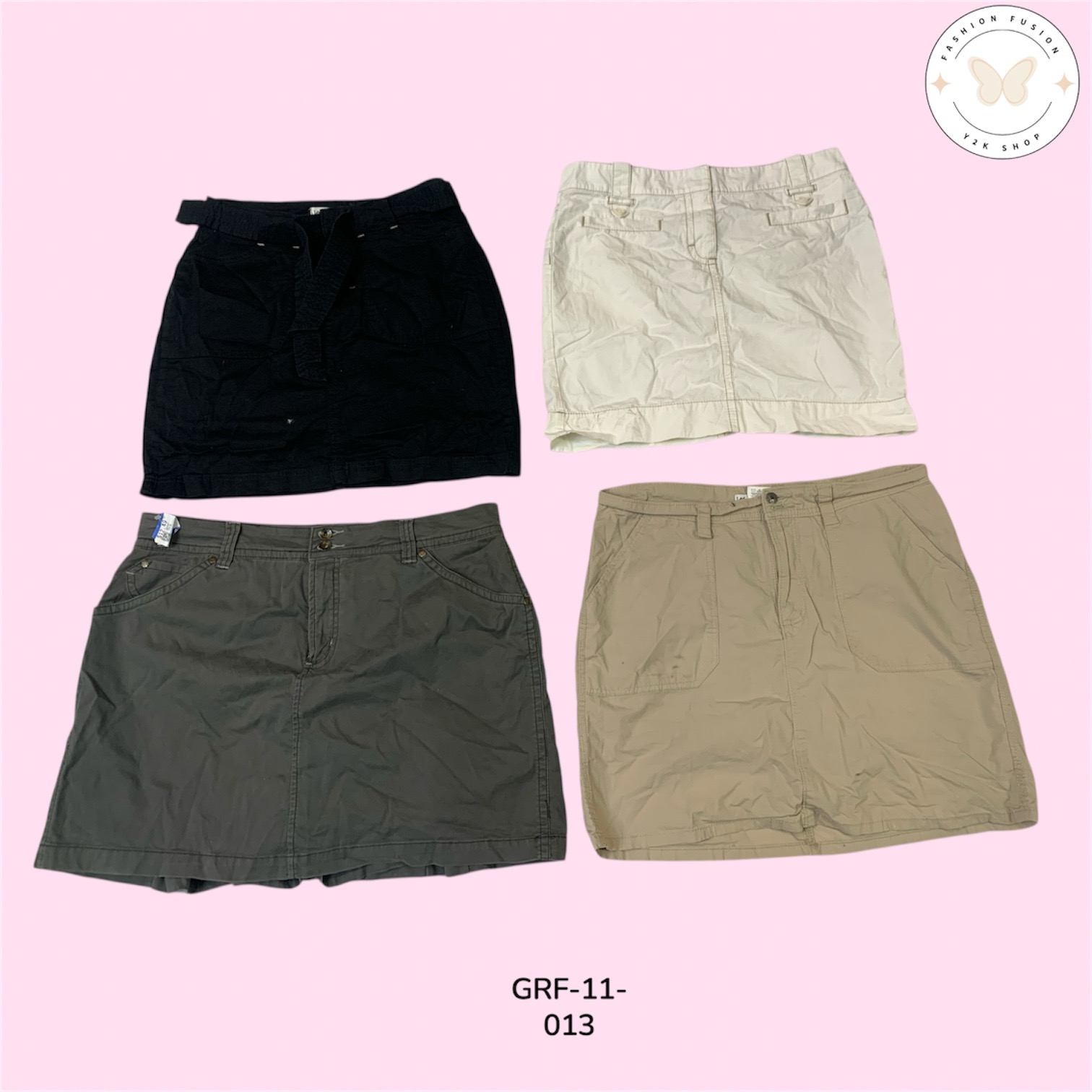 Soft Cotton A-Line Skirt – Lightweight & Breathable Summer Fashion  (GRF-11-012)
