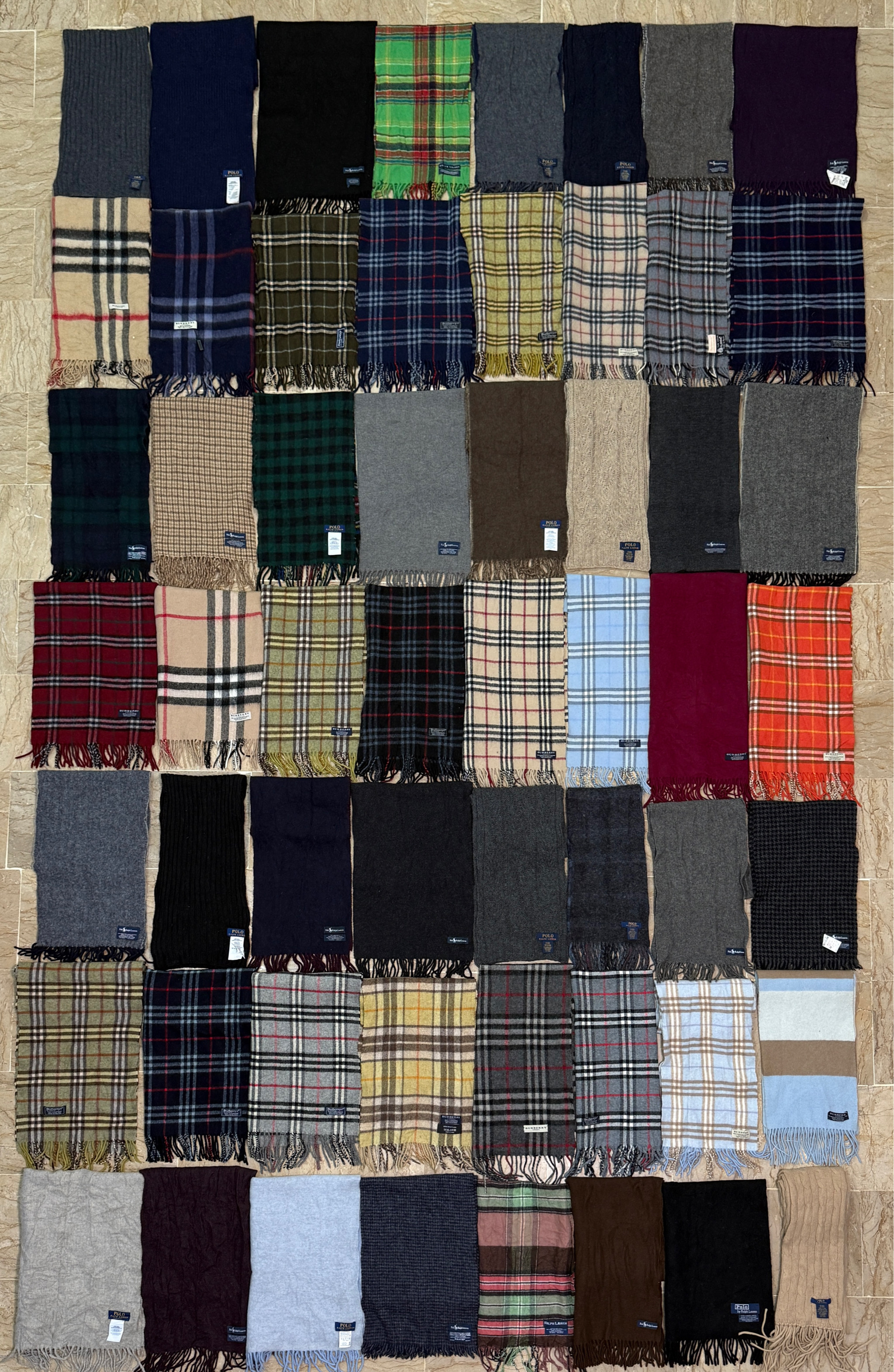 ヴィンテージミックス ラルフ・ローレン / バーバリー スカーフ