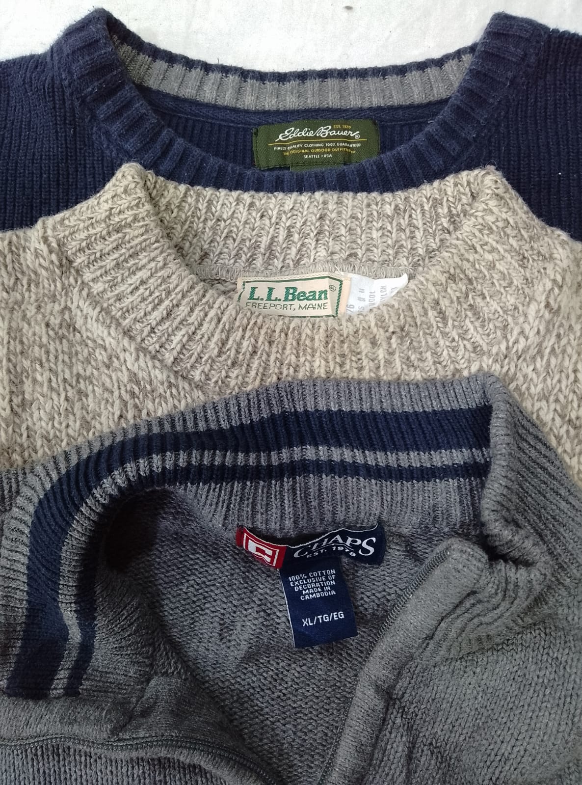 CR5479 ヴィンテージミックスブランドセーター