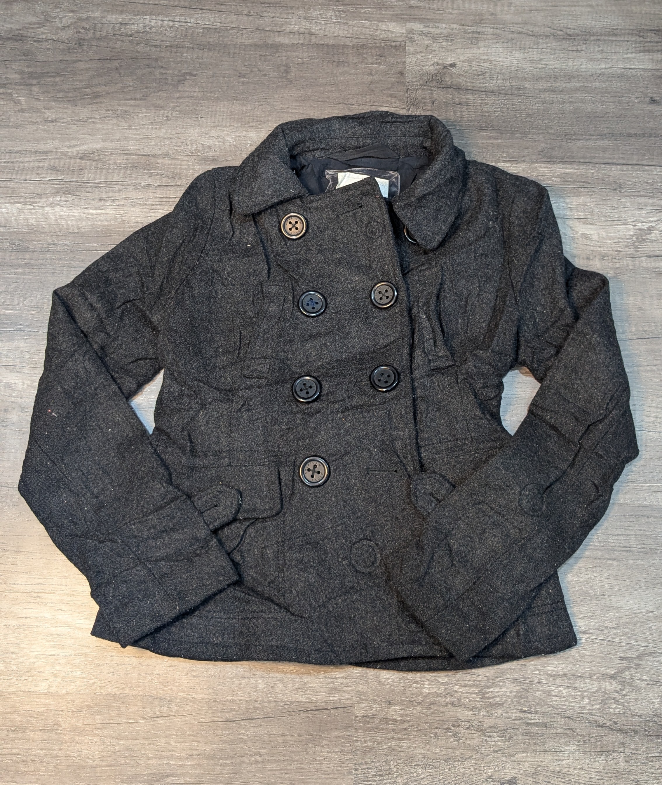 773 - Y2Kスタイルアメリカンイーグルウールコート