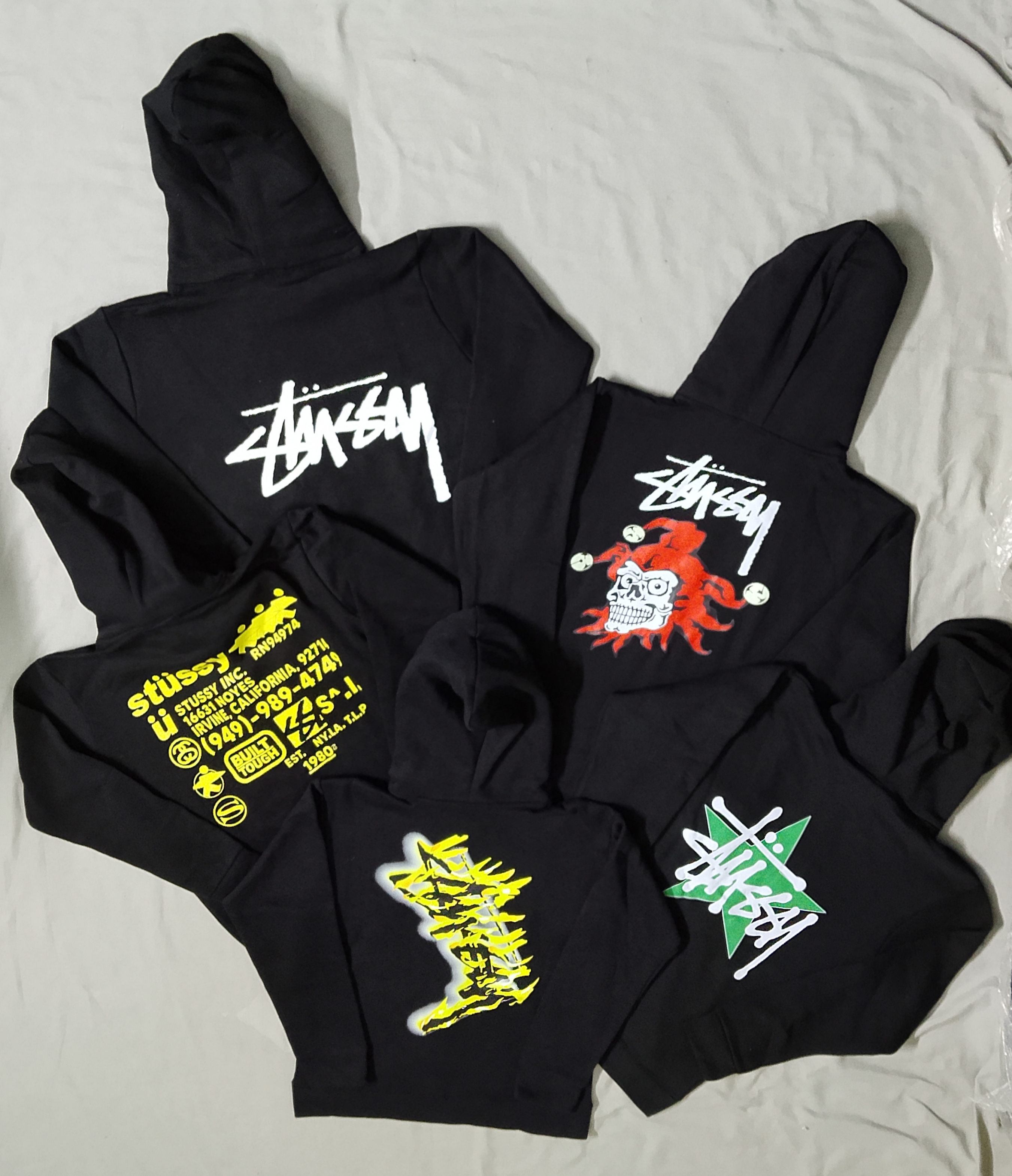 Stussy rework style mix hoodies