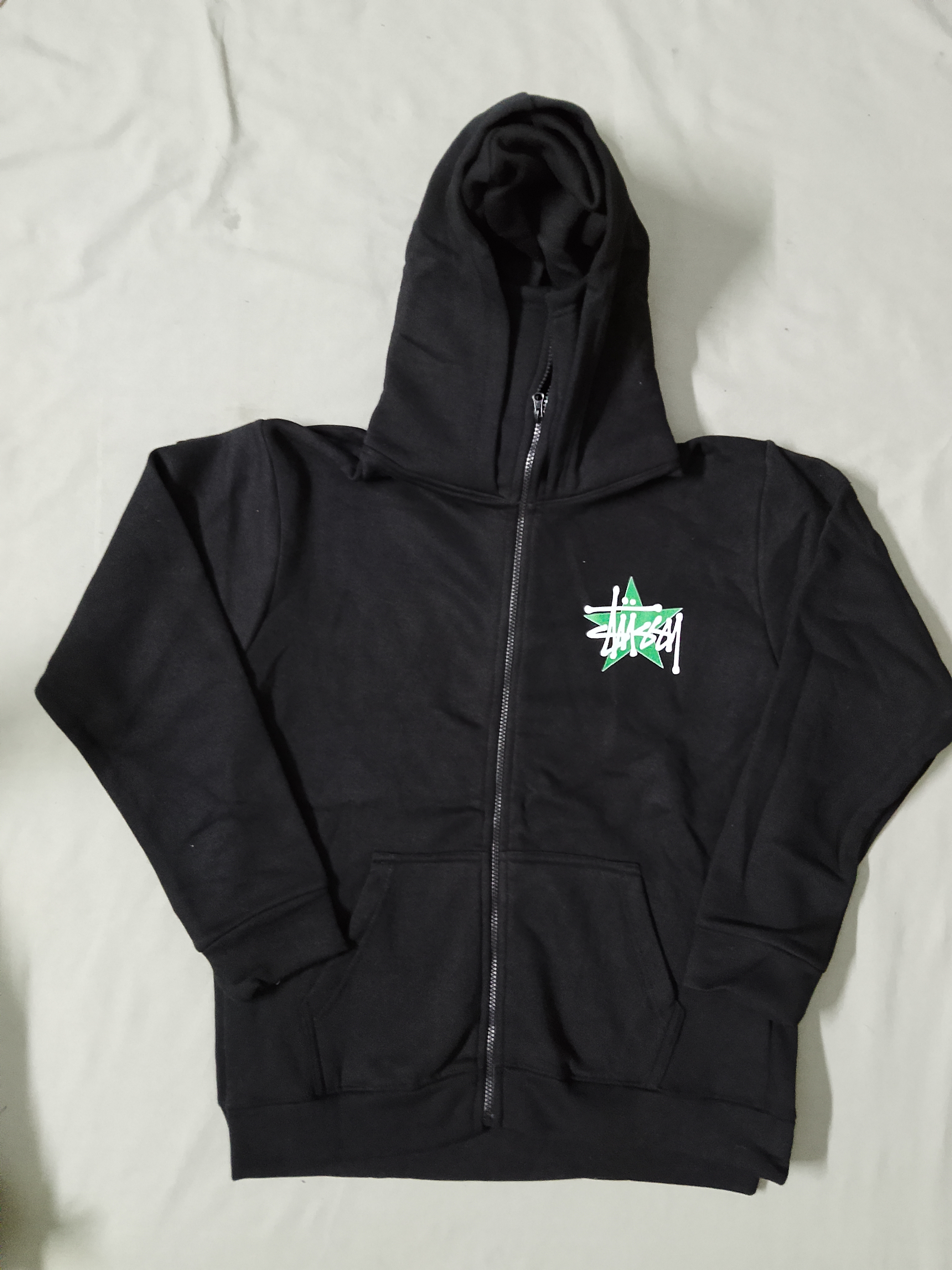 Stussy rework style hoodie