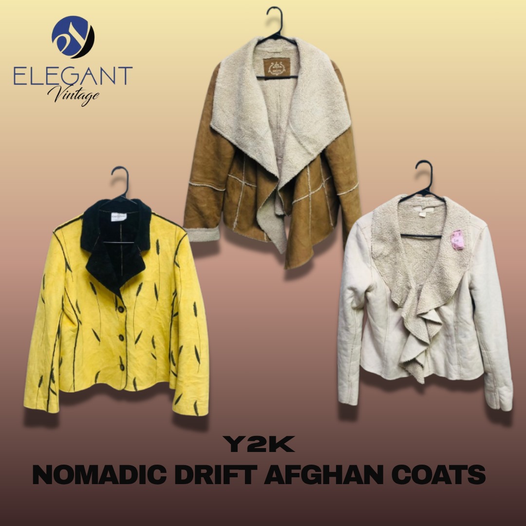 Manteaux afghans Y2K Nomadic Drift - EV1233