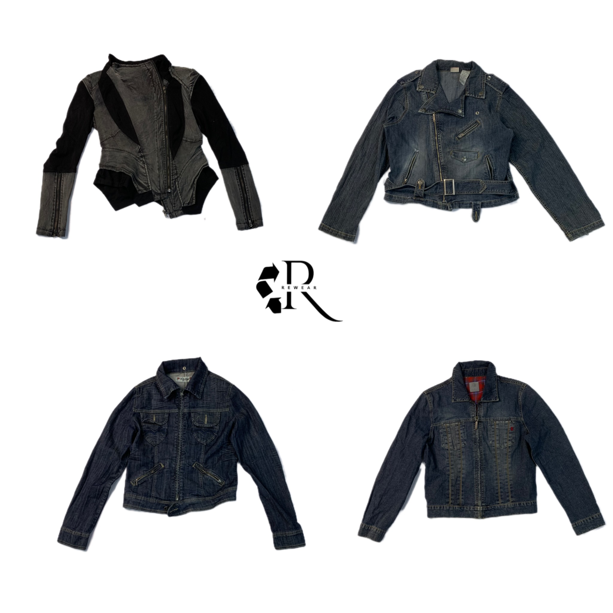 Y2K Cyber Girl Era Denim Jackets Rw-1186