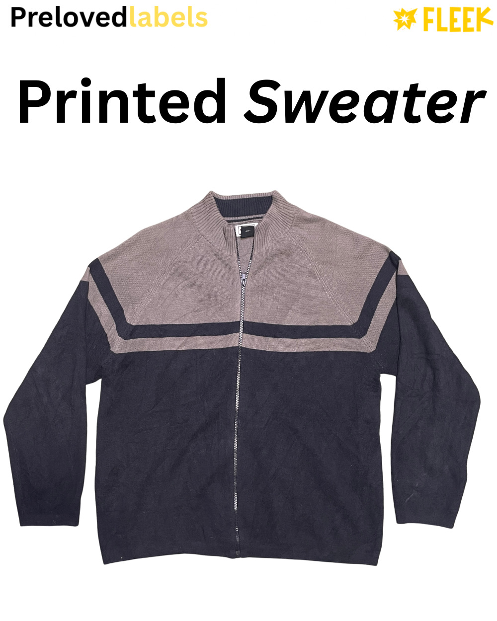 プリントスウェ터 (1131)