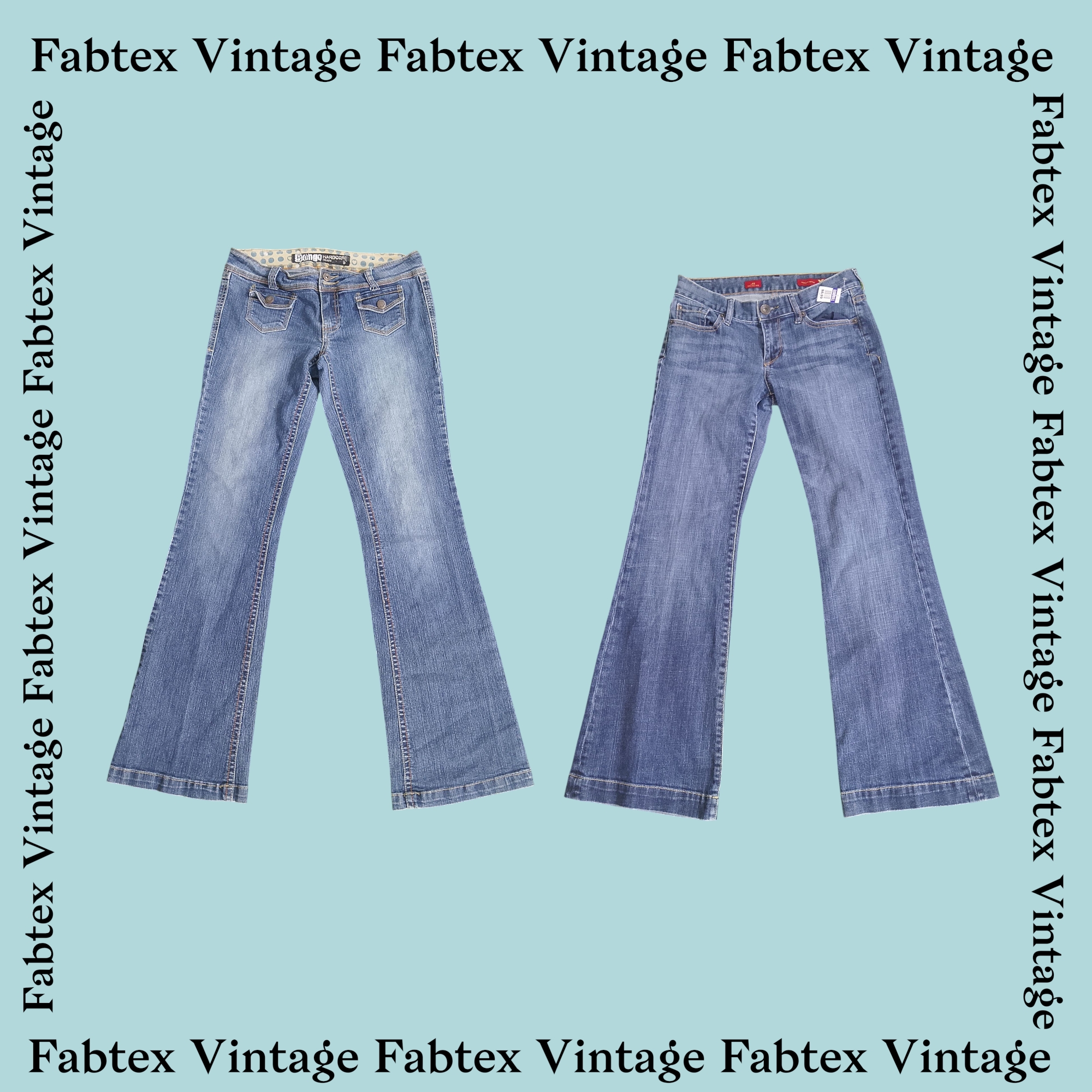 (FV-411) Y2K フレアジーンズ