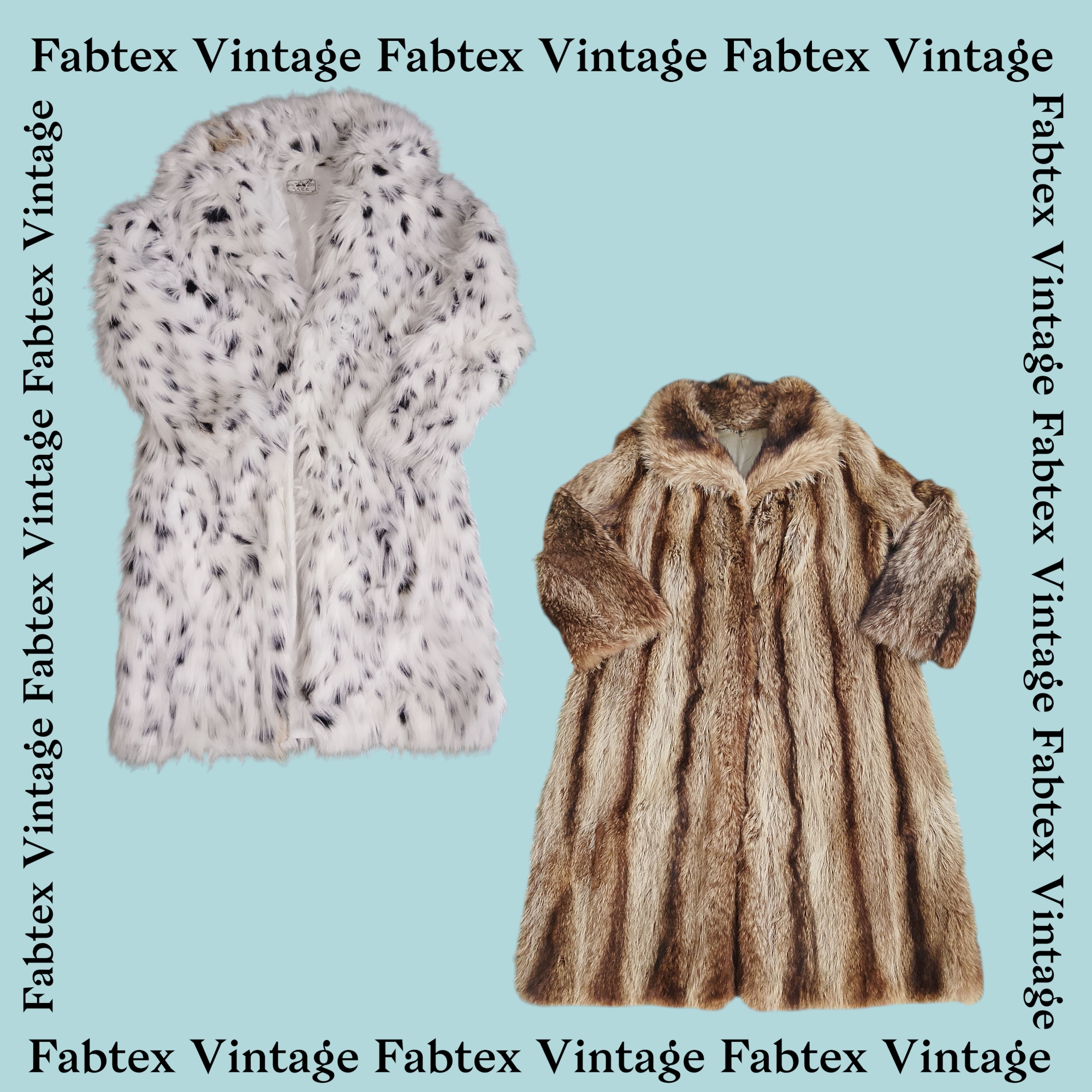 (FV-400) Y2K フェイクファー ロングコート