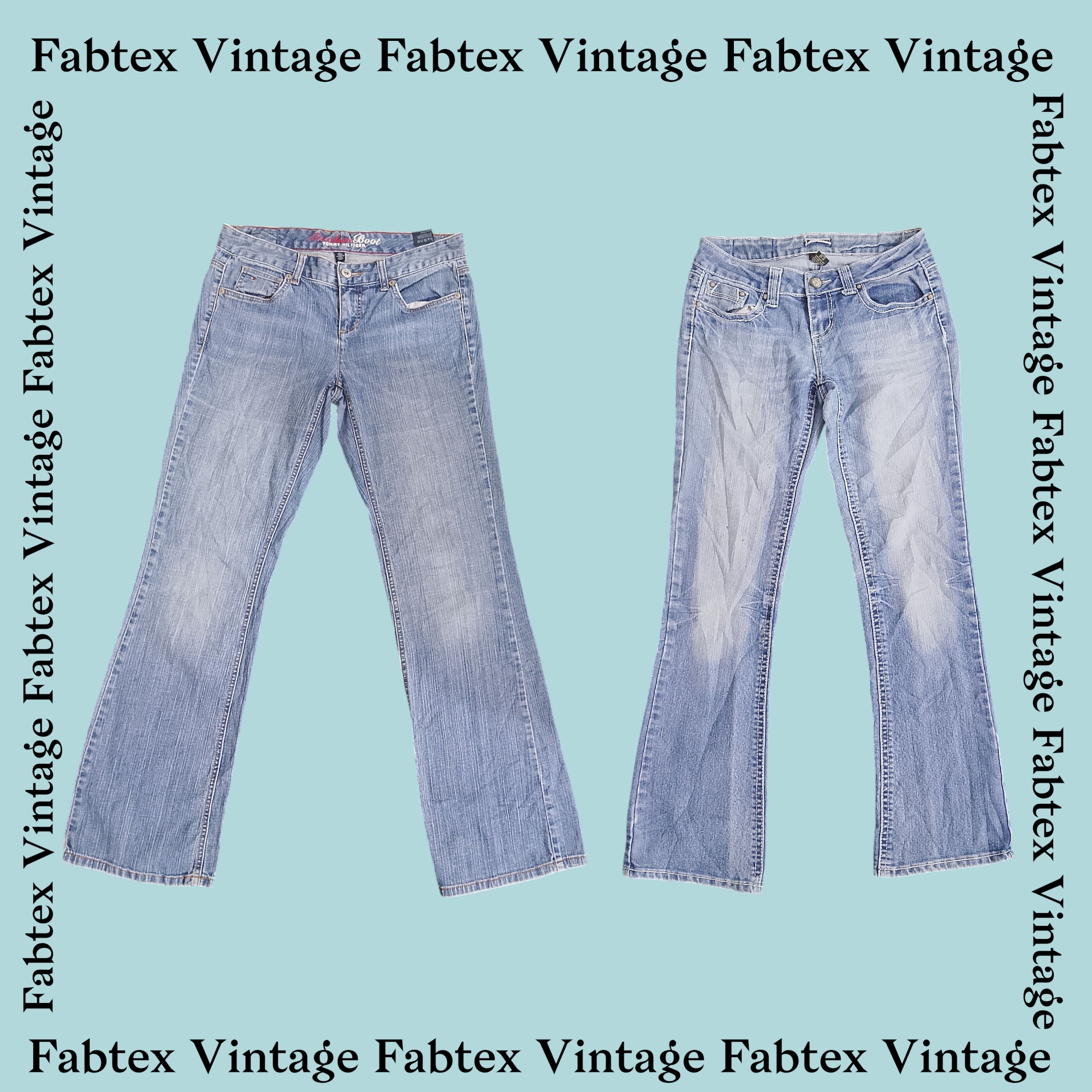 (FV-395) Y2K フレアジーンズ