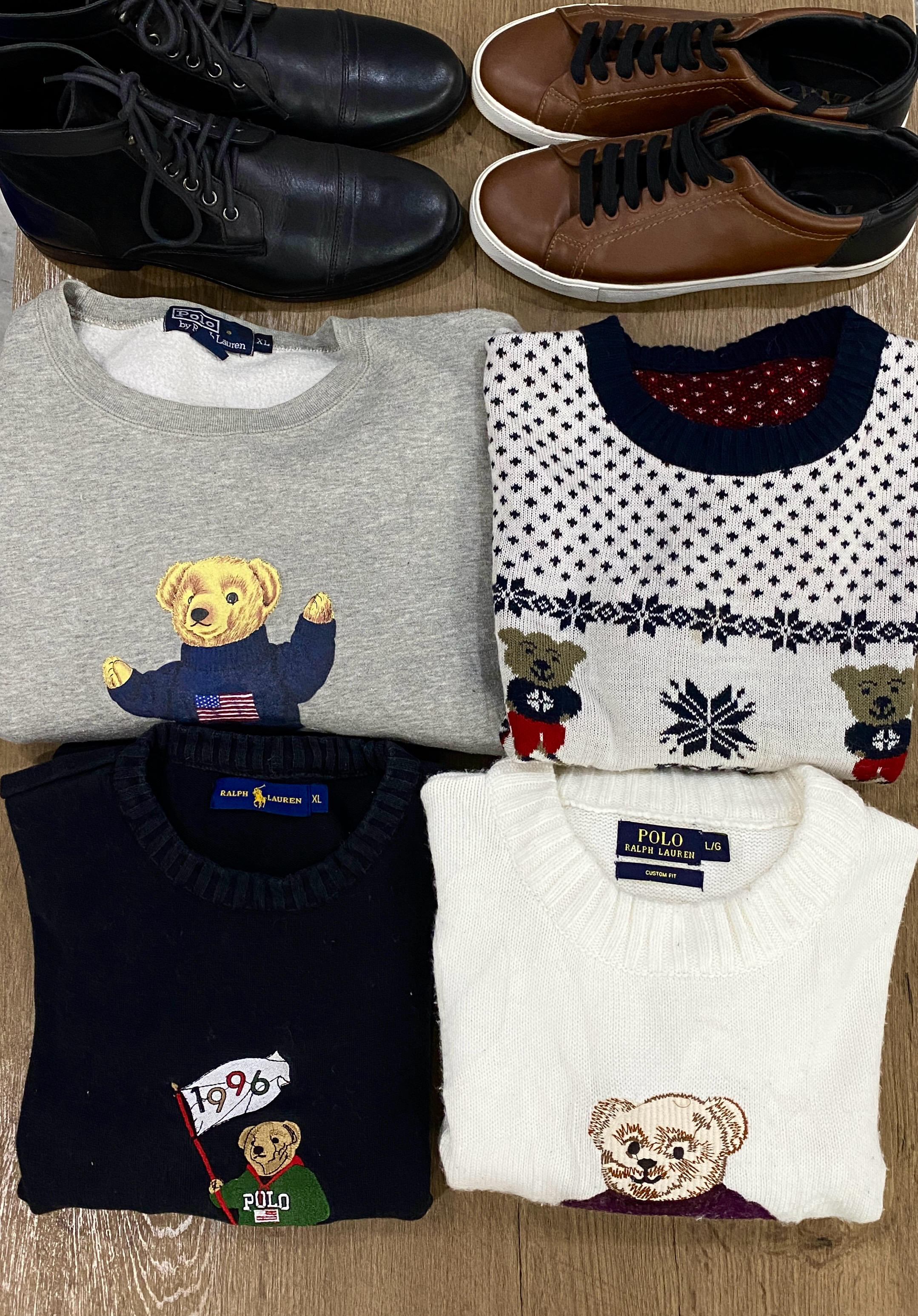 Ralph Lauren Premium Bear Sweaters Men | R-38
