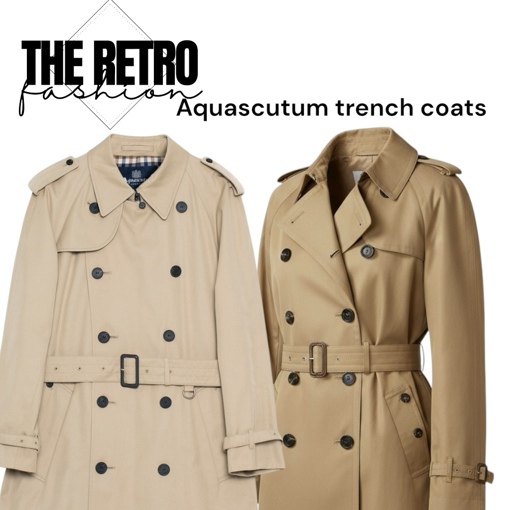 Aquascutum trench coats