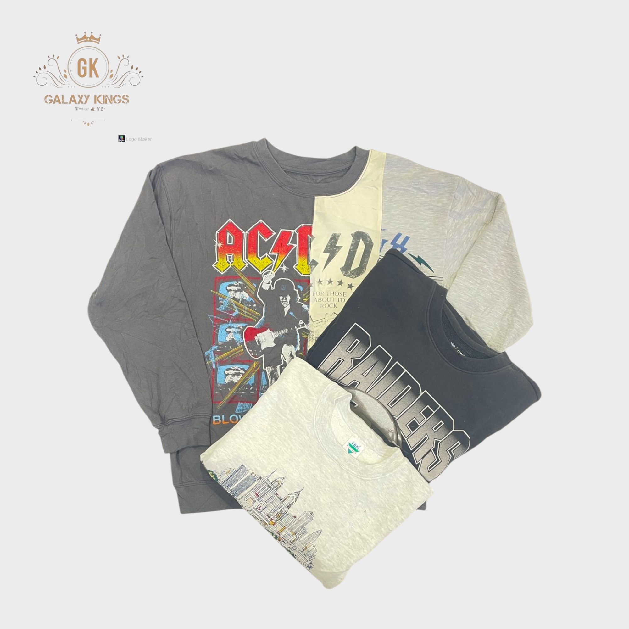 ヴィンテージプリントスウェットシャツ