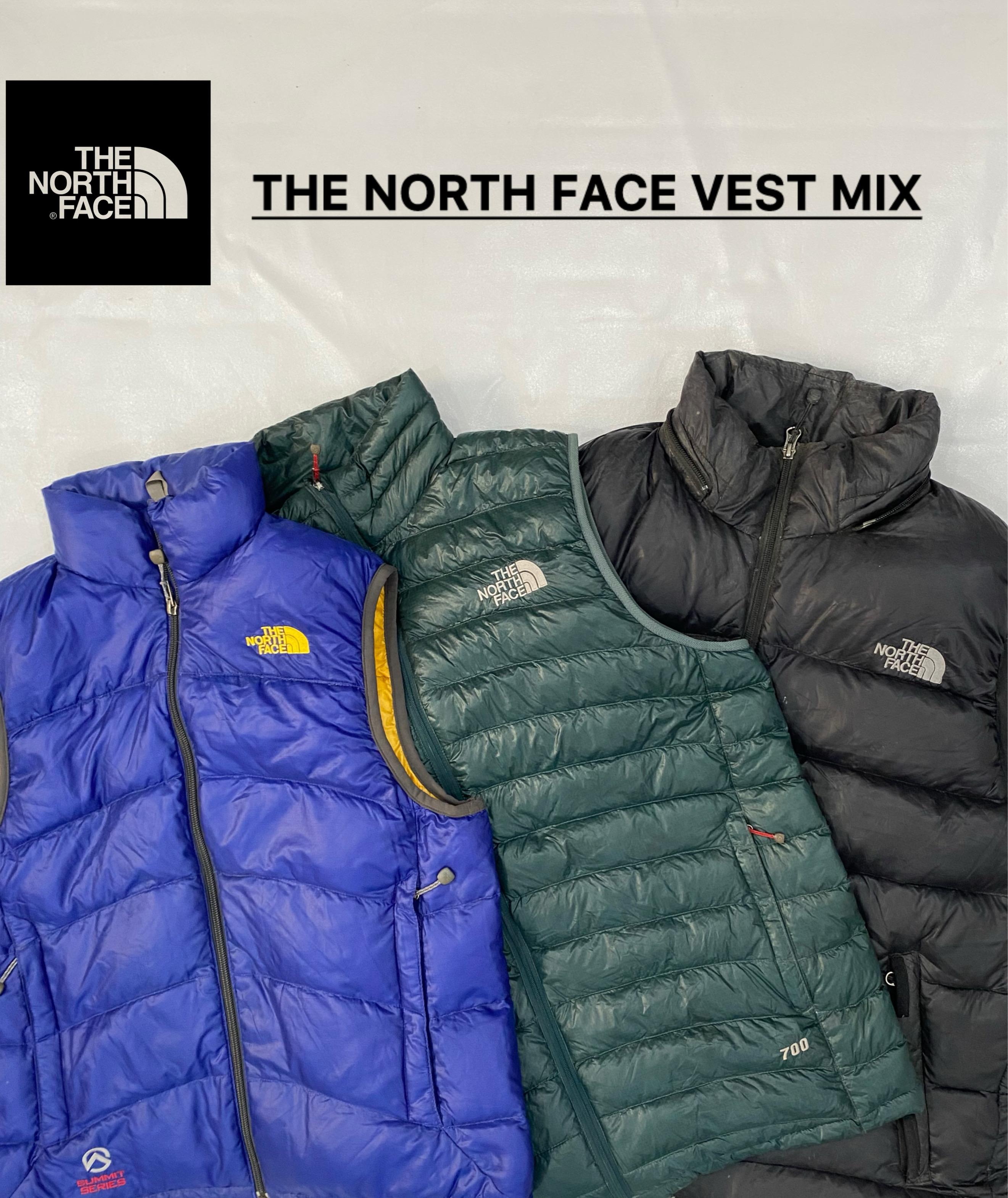 Branded The North Face Vest Mix