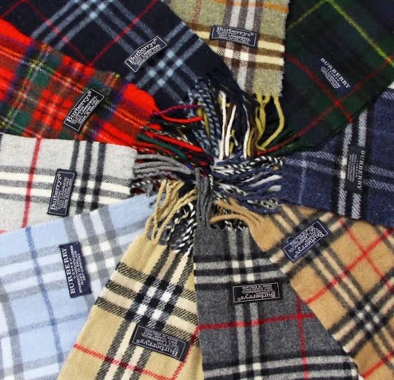 Beautiful burberry scarves